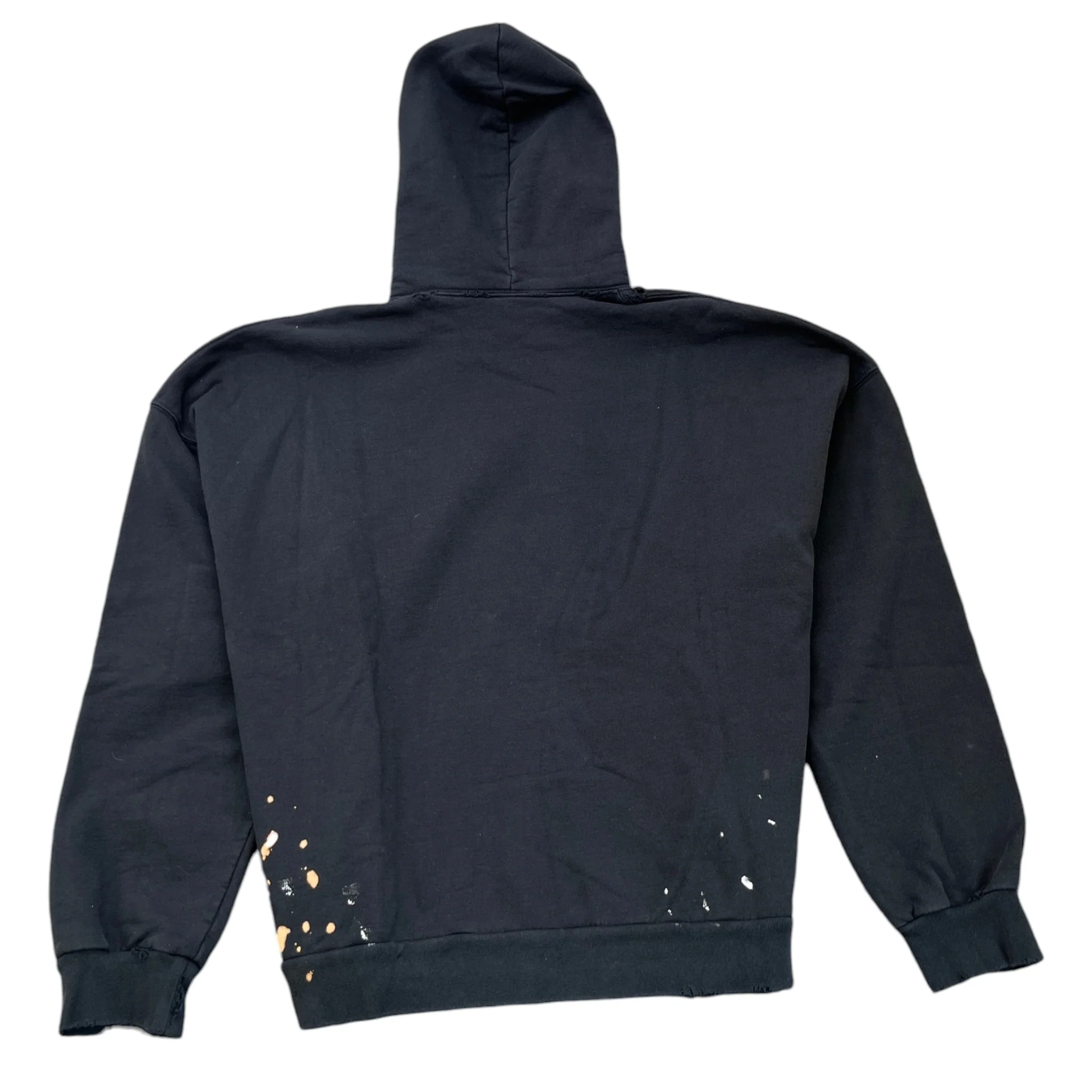 90/10 Logo Print Hoodie Black Size M - Image 2