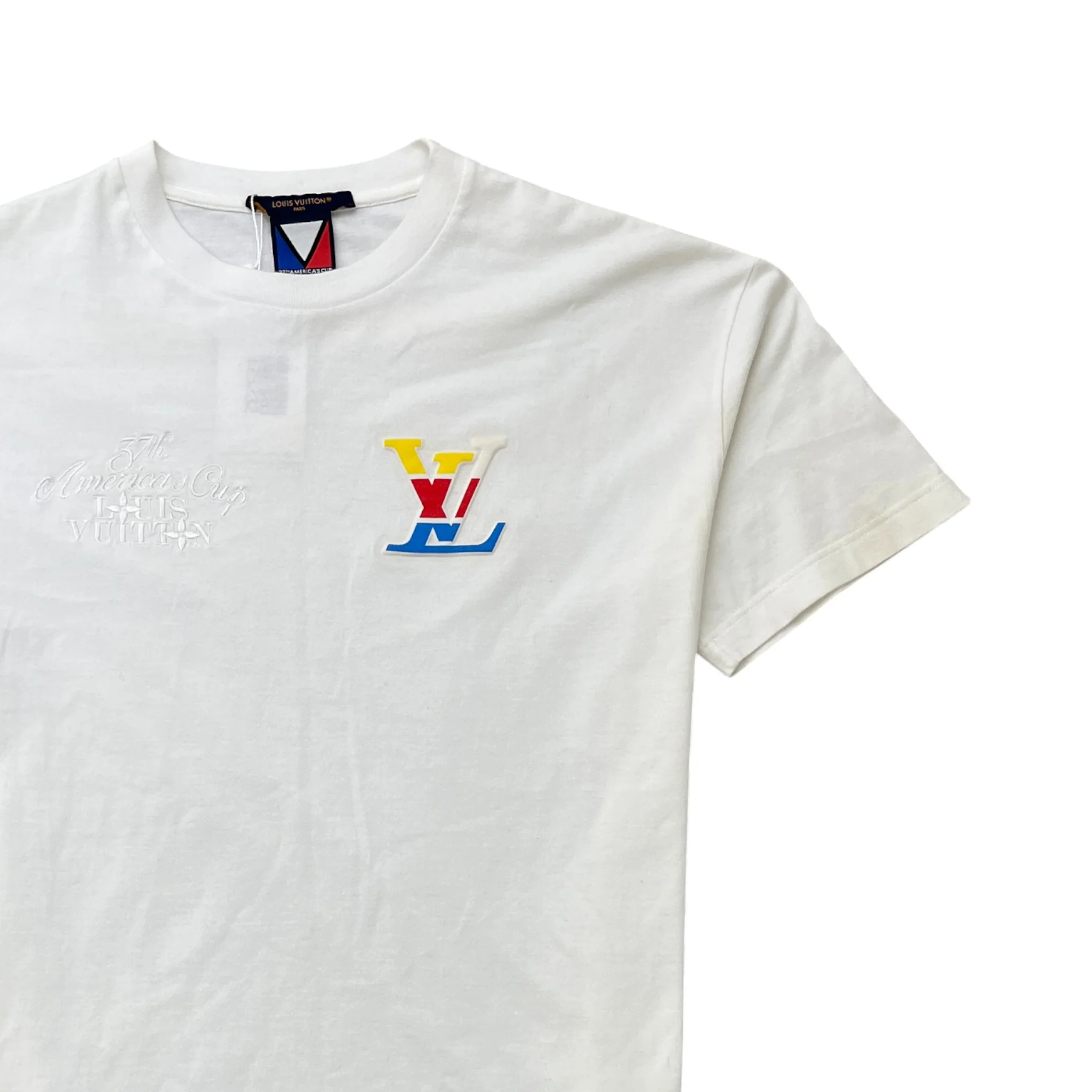 Men's 37Th America'S Cup T-Shirt White Size S - Image 3