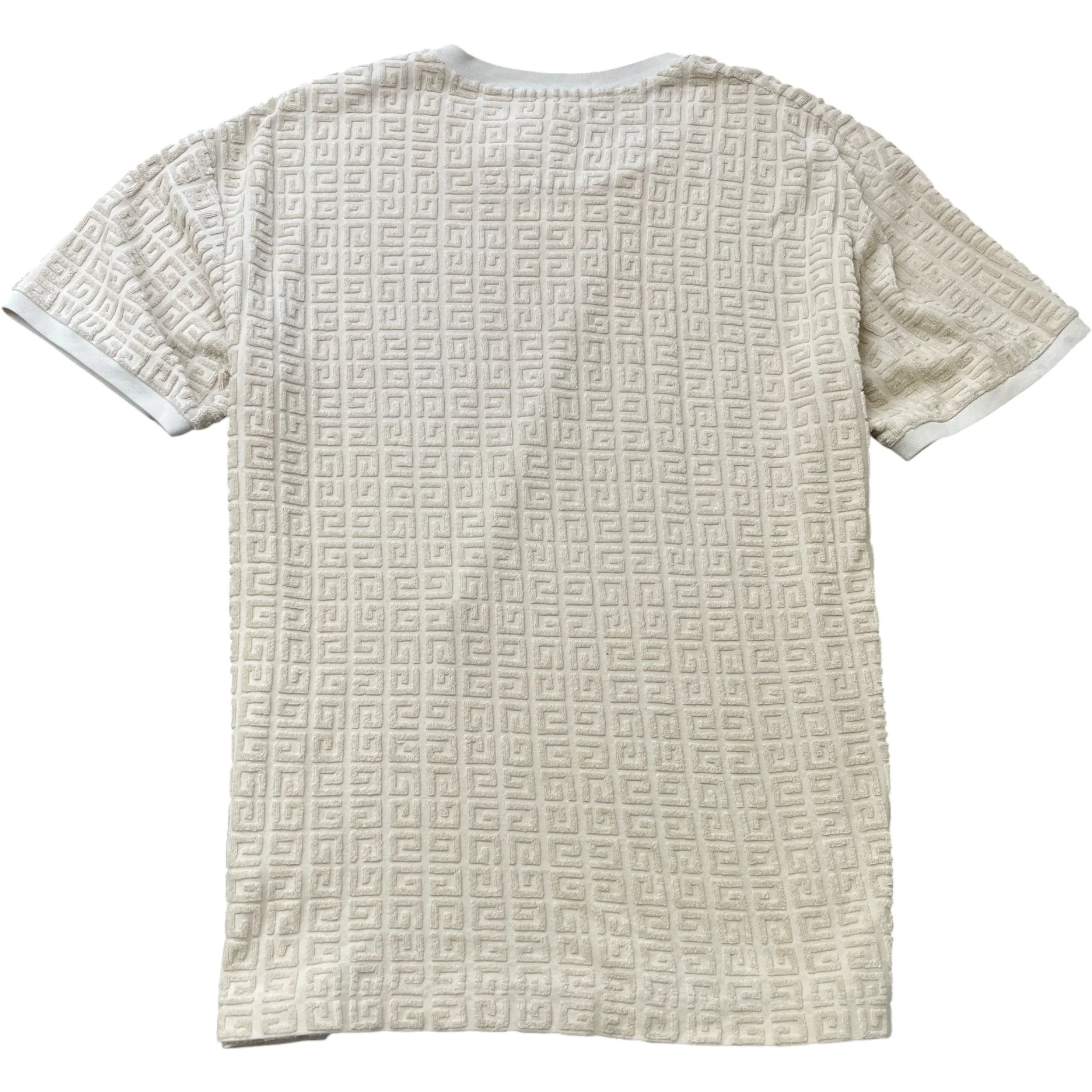Men's 4G Embroidered Logo T-Shirt Beige Size M - Image 2