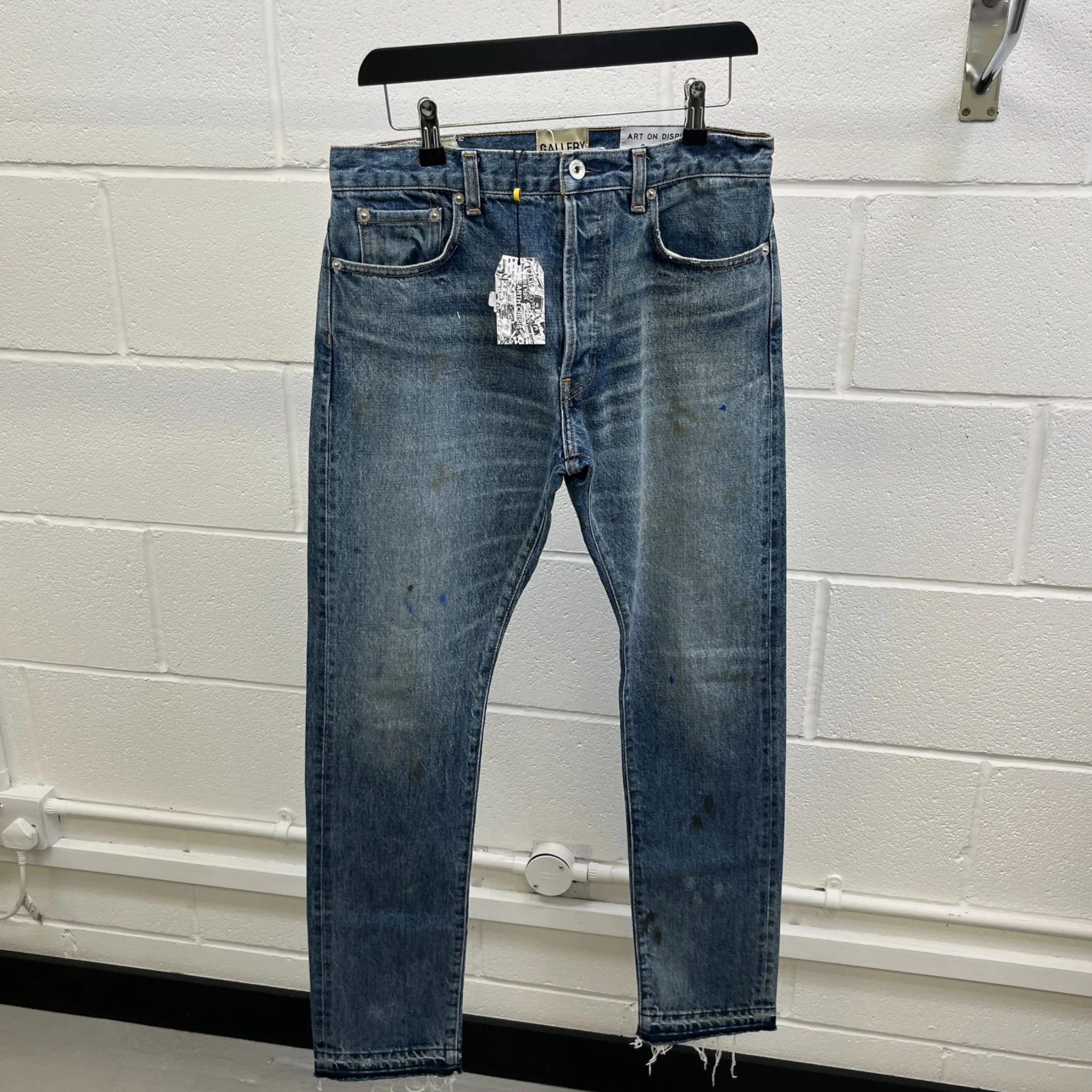 Men's 5001 Selvage Jeans Blue Size Waist 30" - Image 12