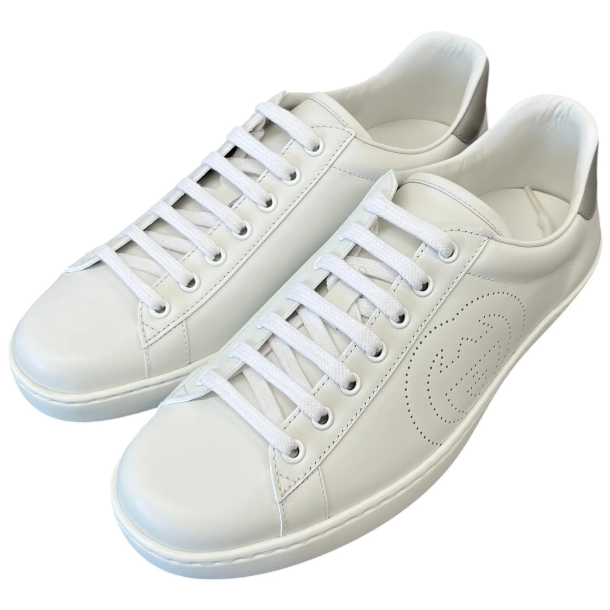 Men's Ace Low Trainers White Size EU 42 / UK 8 - Image 9