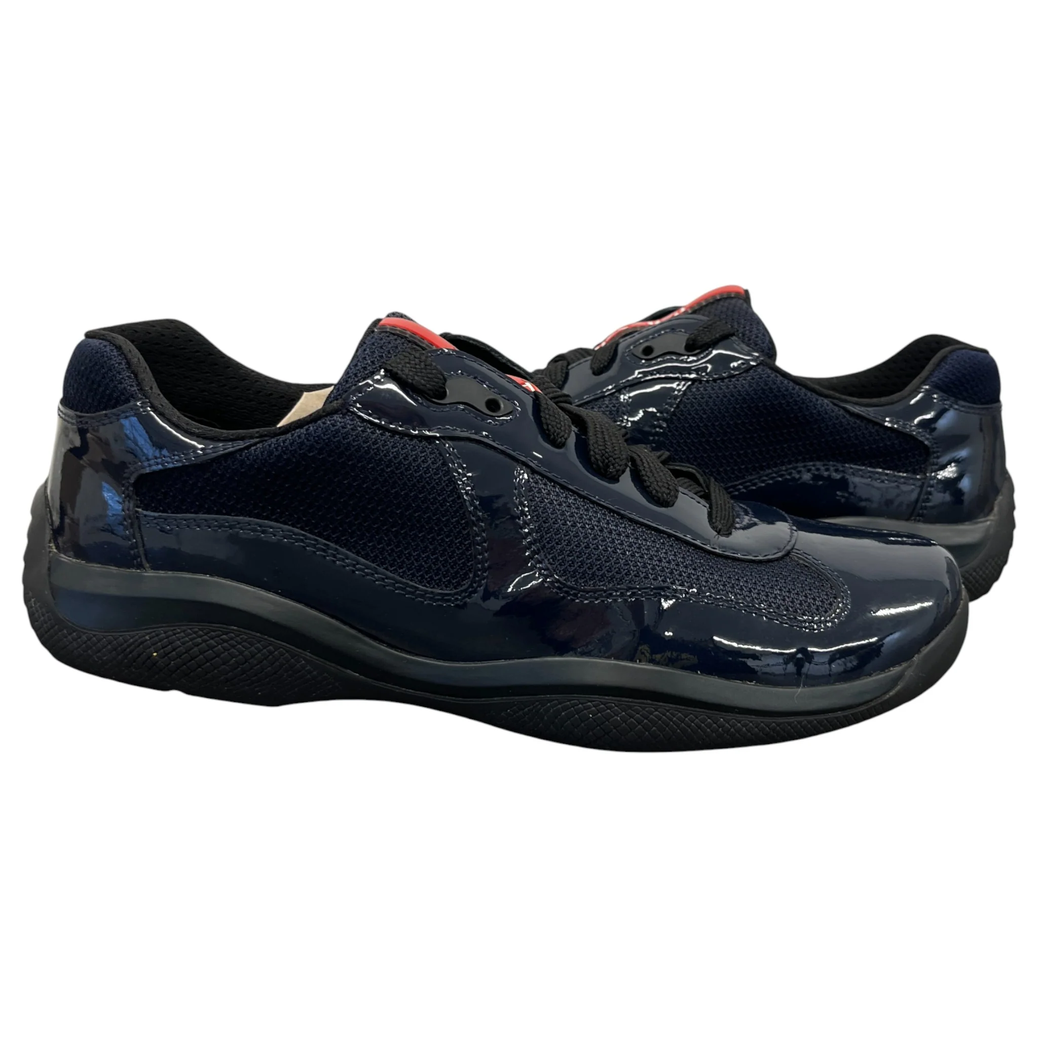 Men's Americas Cup Low Trainers Navy Size EU 39 / UK 5 - Image 3