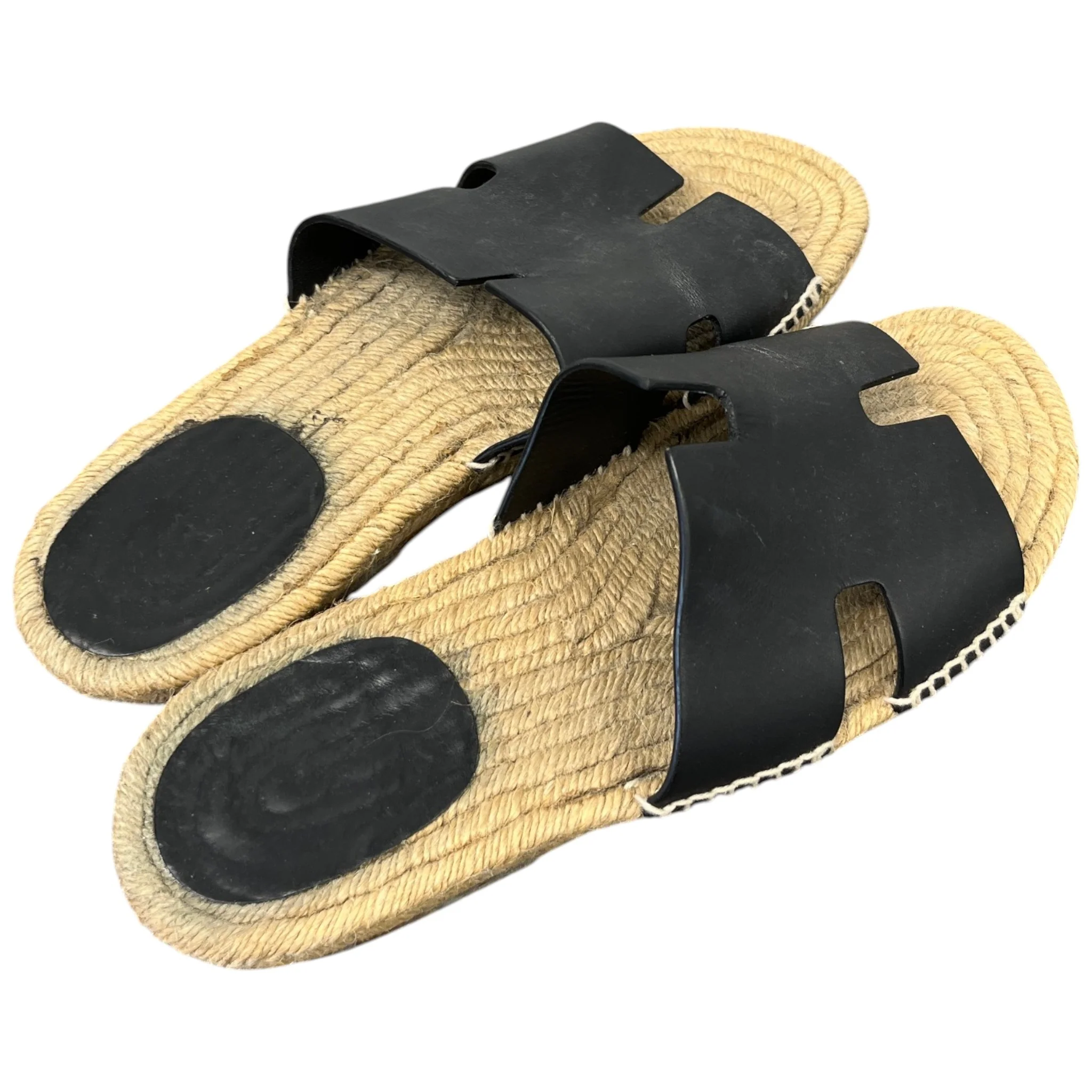 Men's Antigua Espadrille Sandals Black Size EU 42 / UK 8 - Image 8