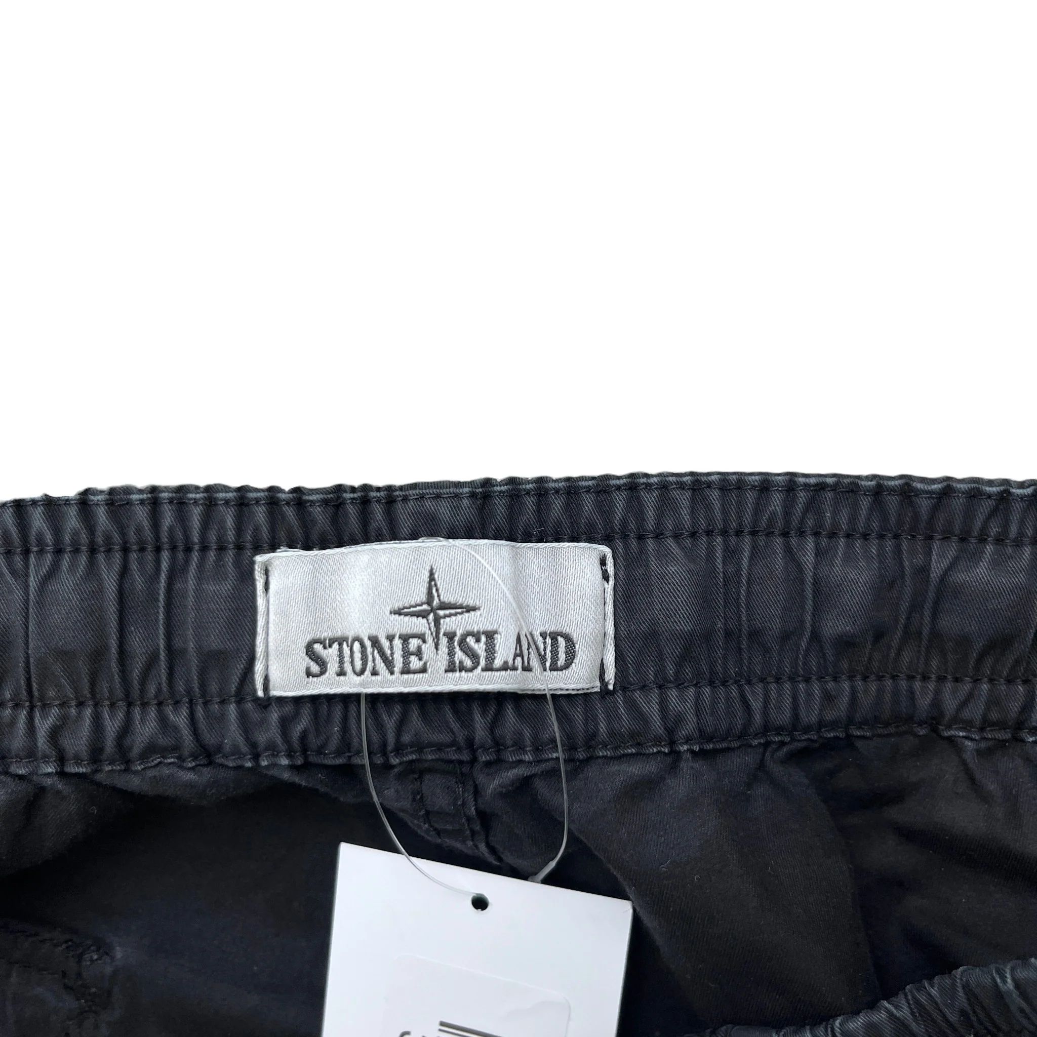 Men's Applique Logo Cargos Black Size Waist 33" - Image 6