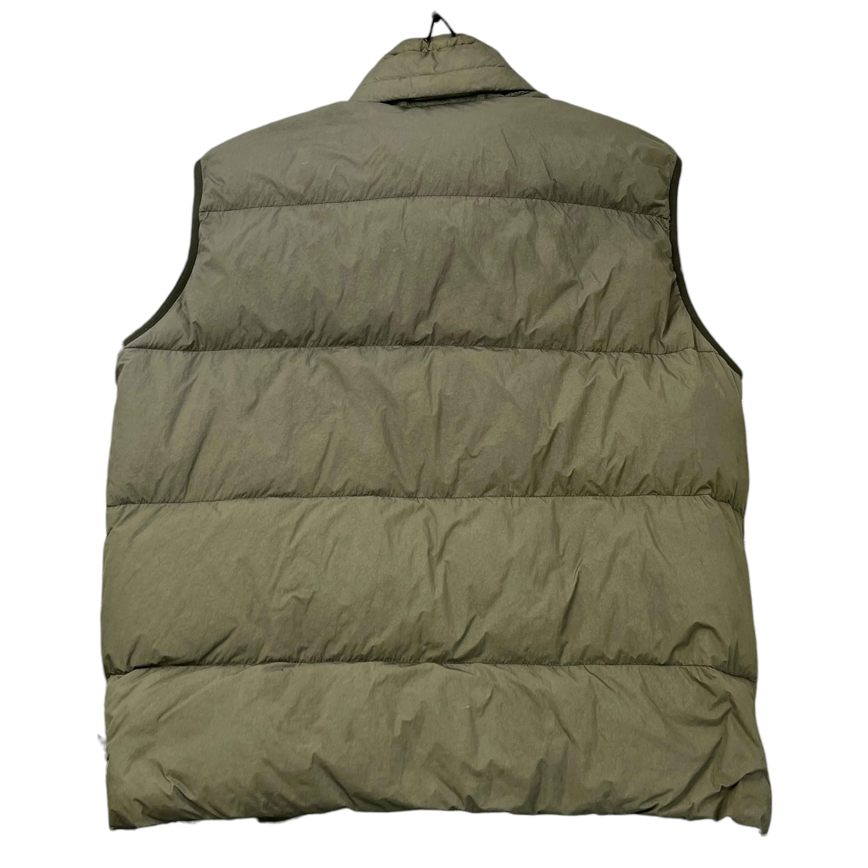 Men's Applique Logo Gilet Khaki Size 6 / XXXL - Image 2