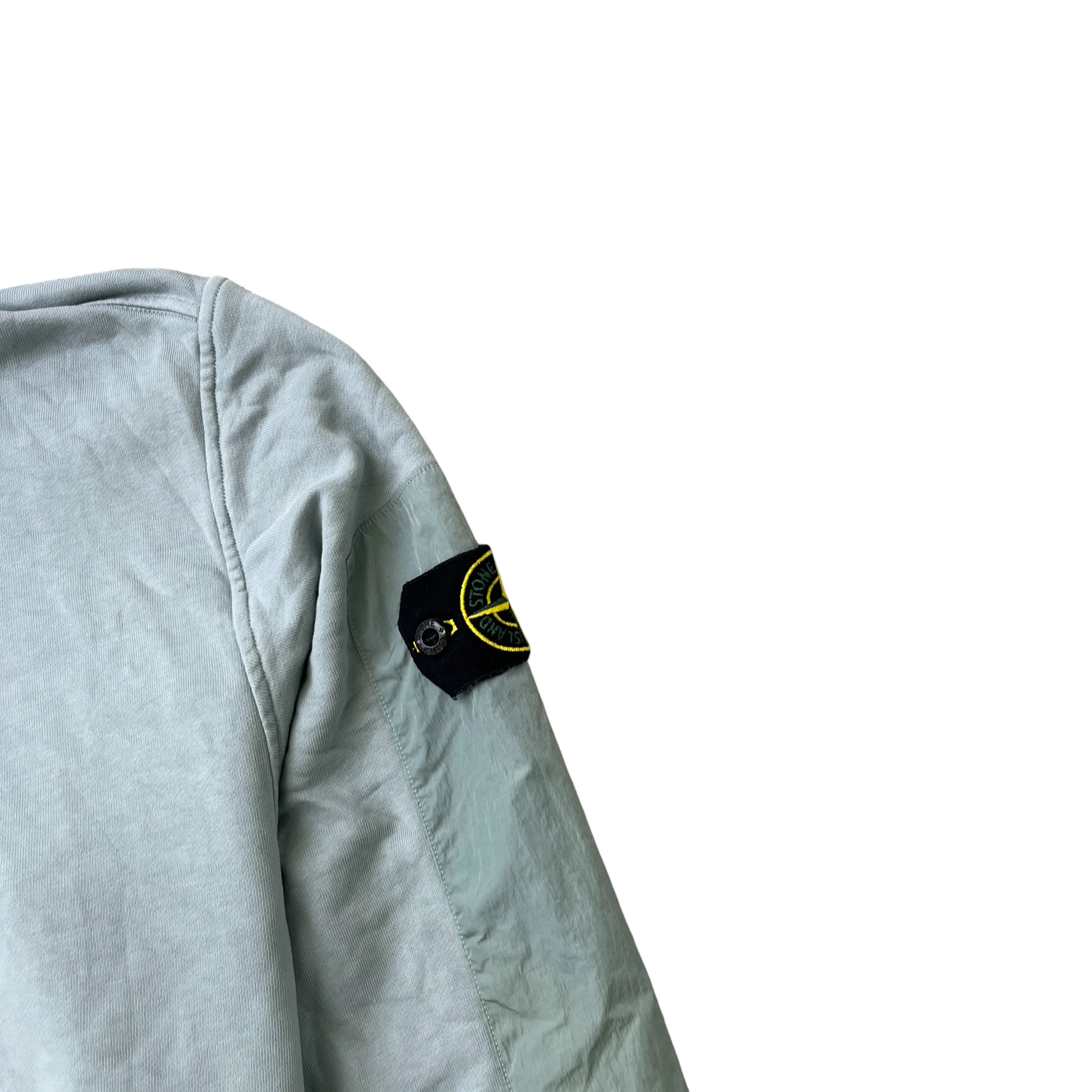 Men's Applique Logo Hoodie Green Size XL - Image 5