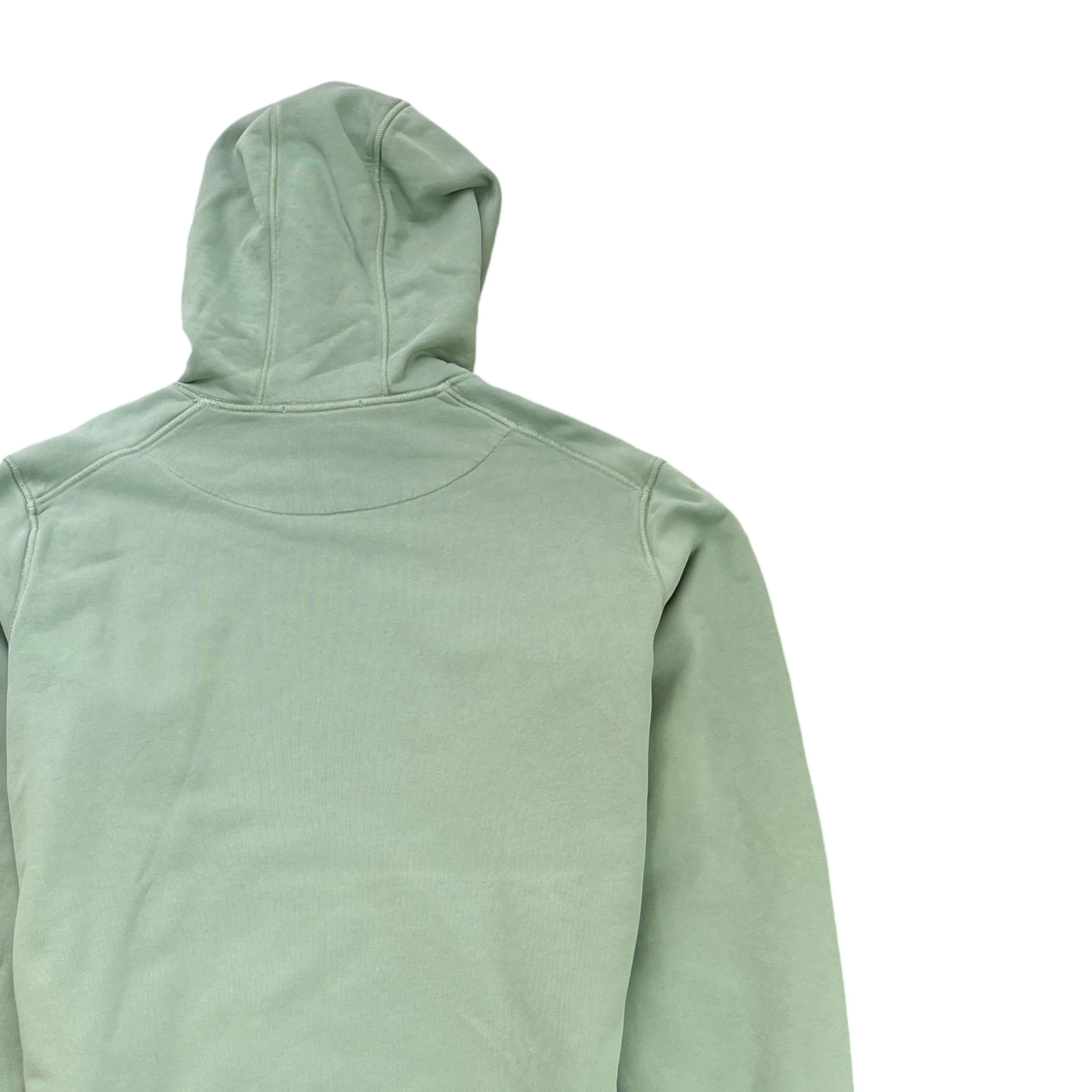 Men's Applique Logo Hoodie Green Size XXL - Image 4
