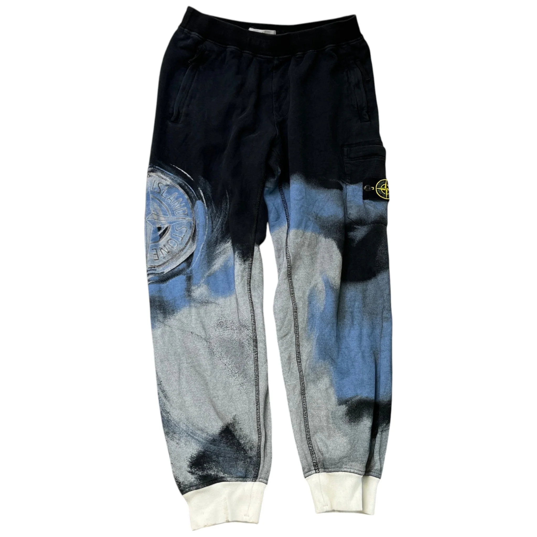 Men's Applique Logo Joggers Black Size M