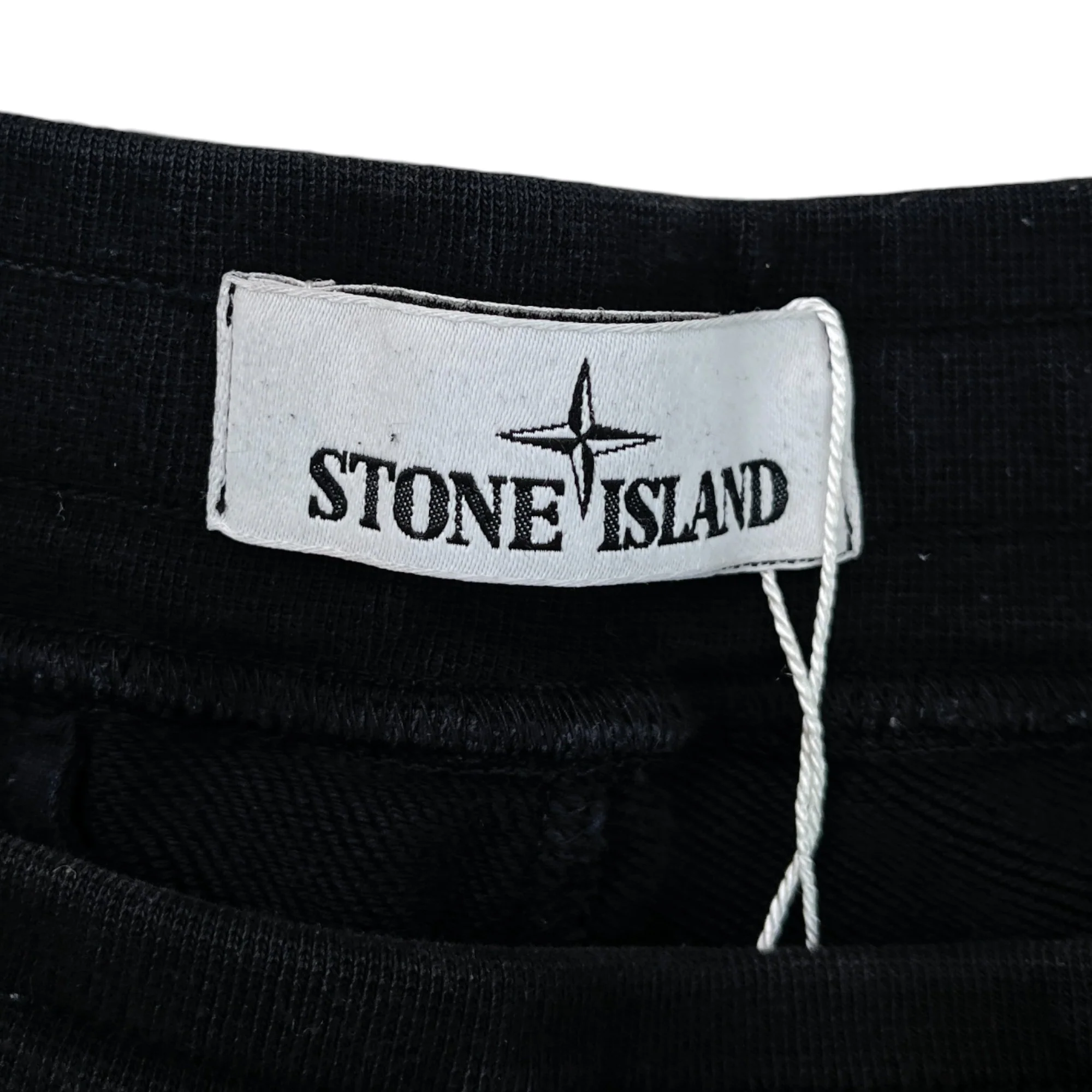 Men's Applique Logo Shorts Black Size L - Image 7