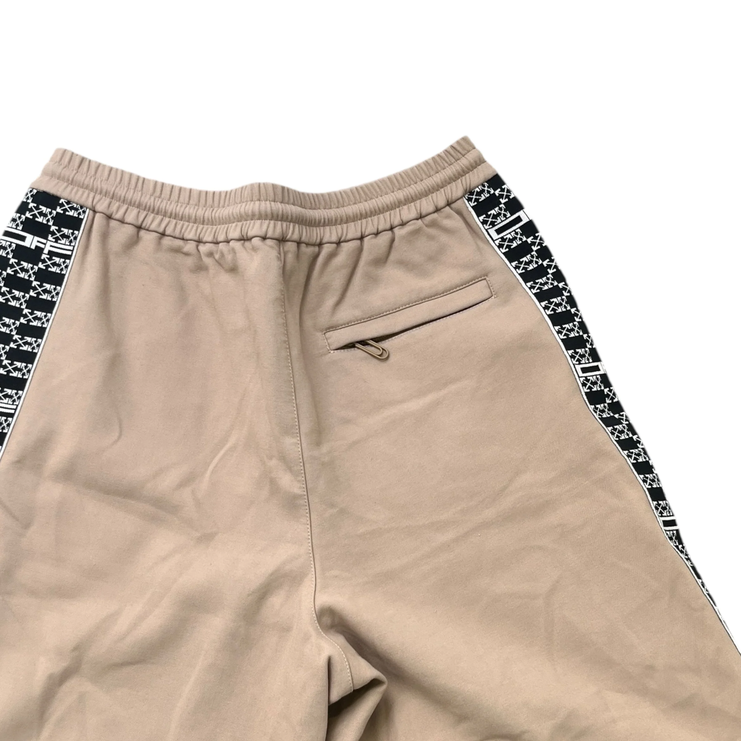 Men's Arrow Logo Shorts Beige Size S - Image 4