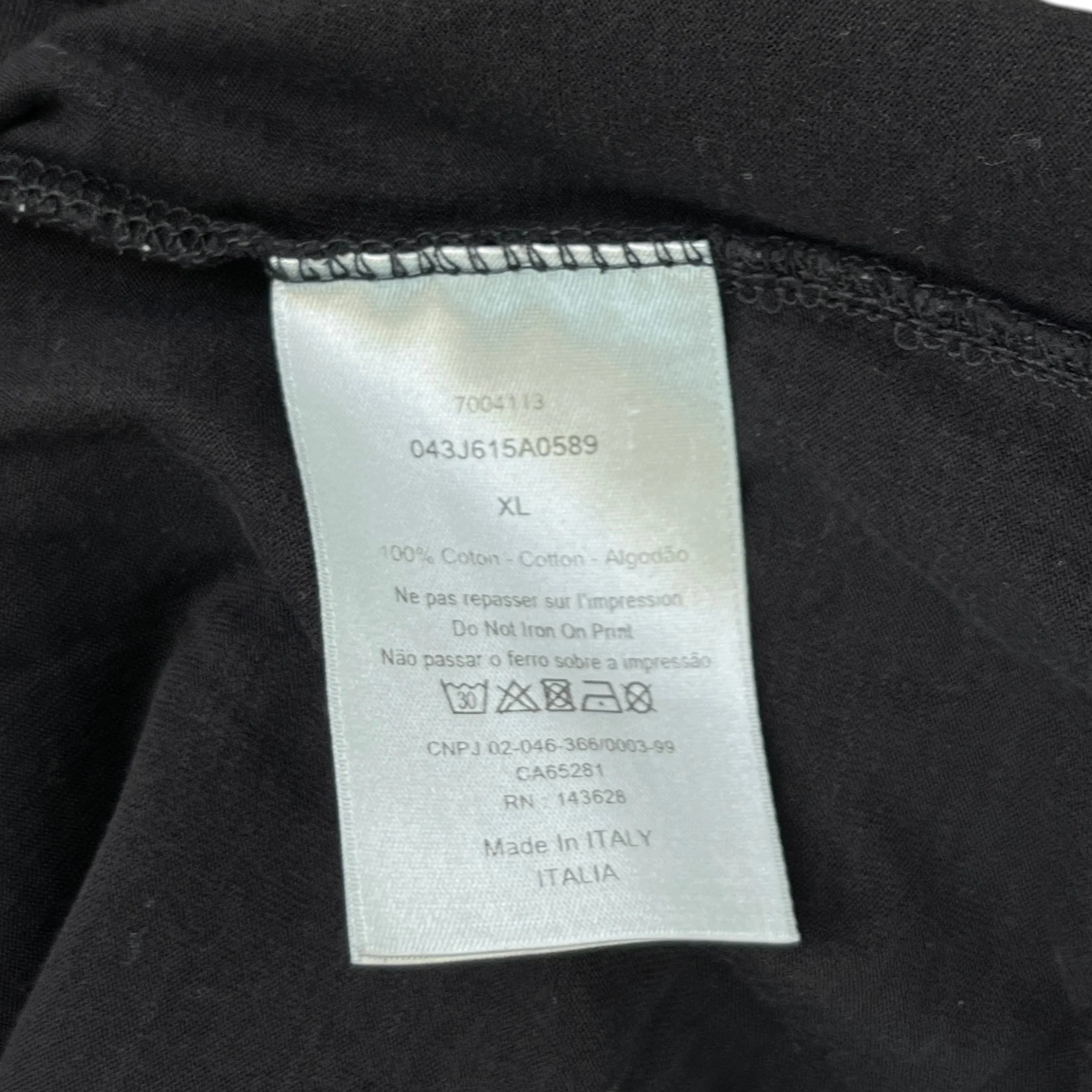 Men's Atelier T-Shirt Black Size XL - Image 8