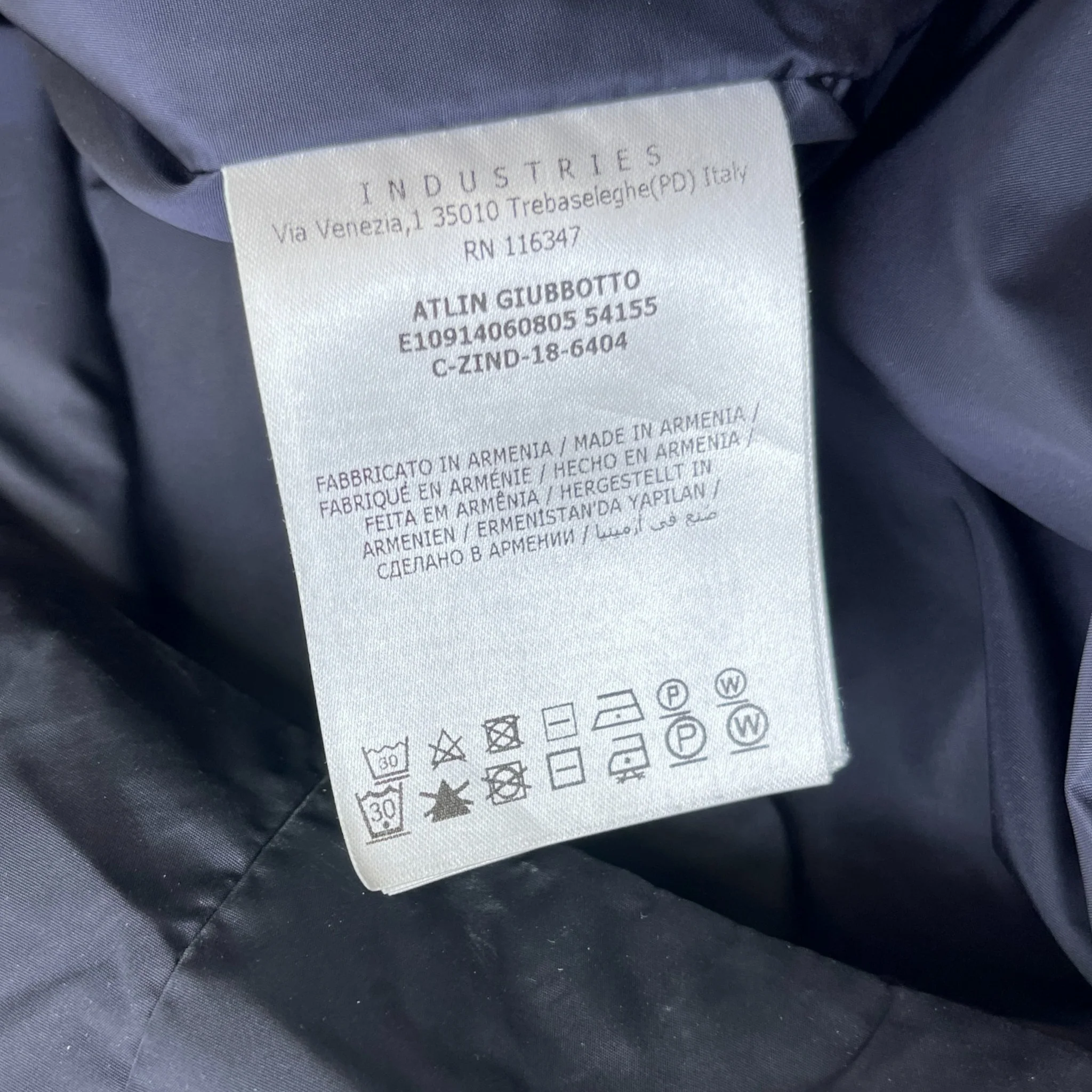 Men's Atlin Windbreaker Black Size 4 / XL - Image 7