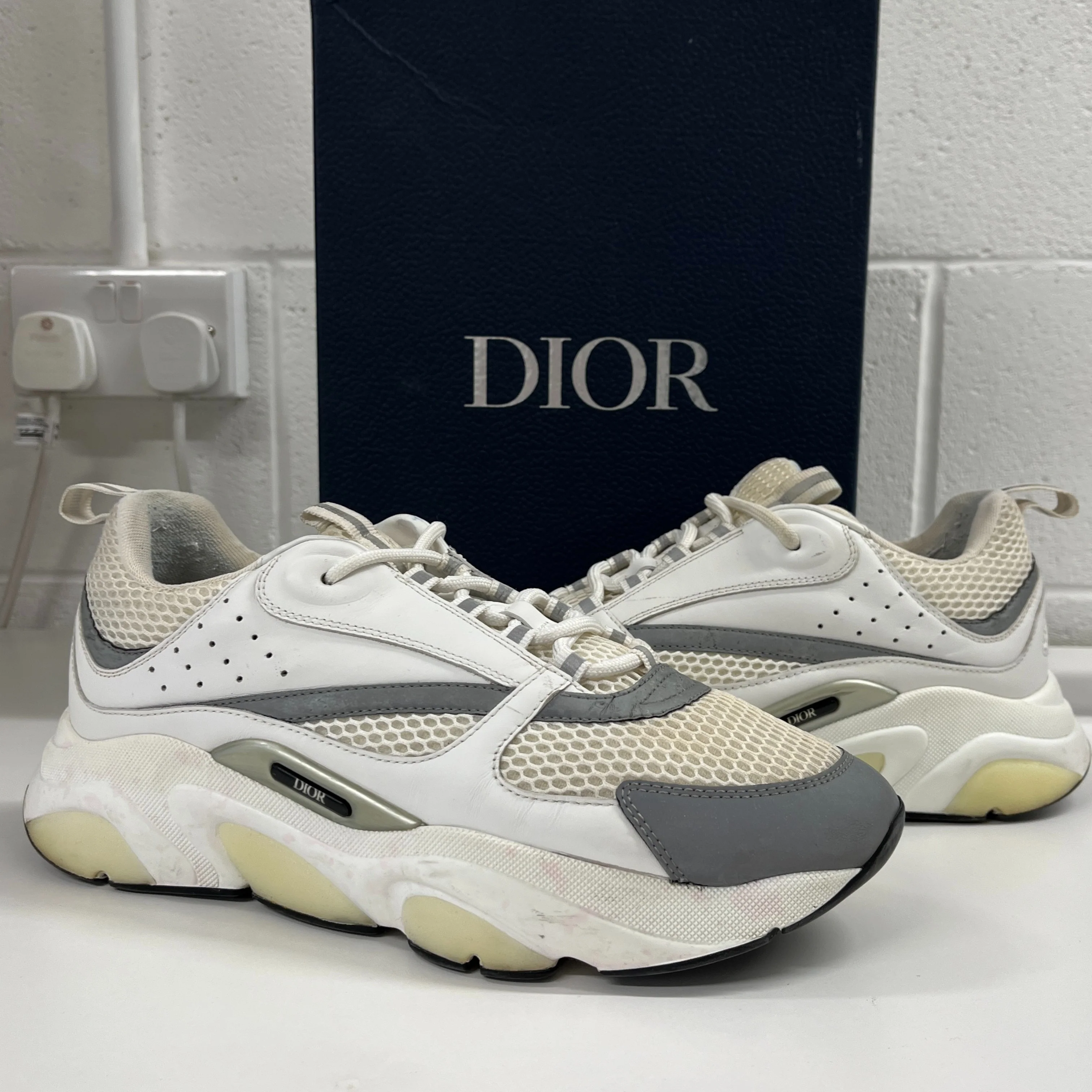 Men's B22 Low Trainers White Size EU 43 / UK 9 - Image 12