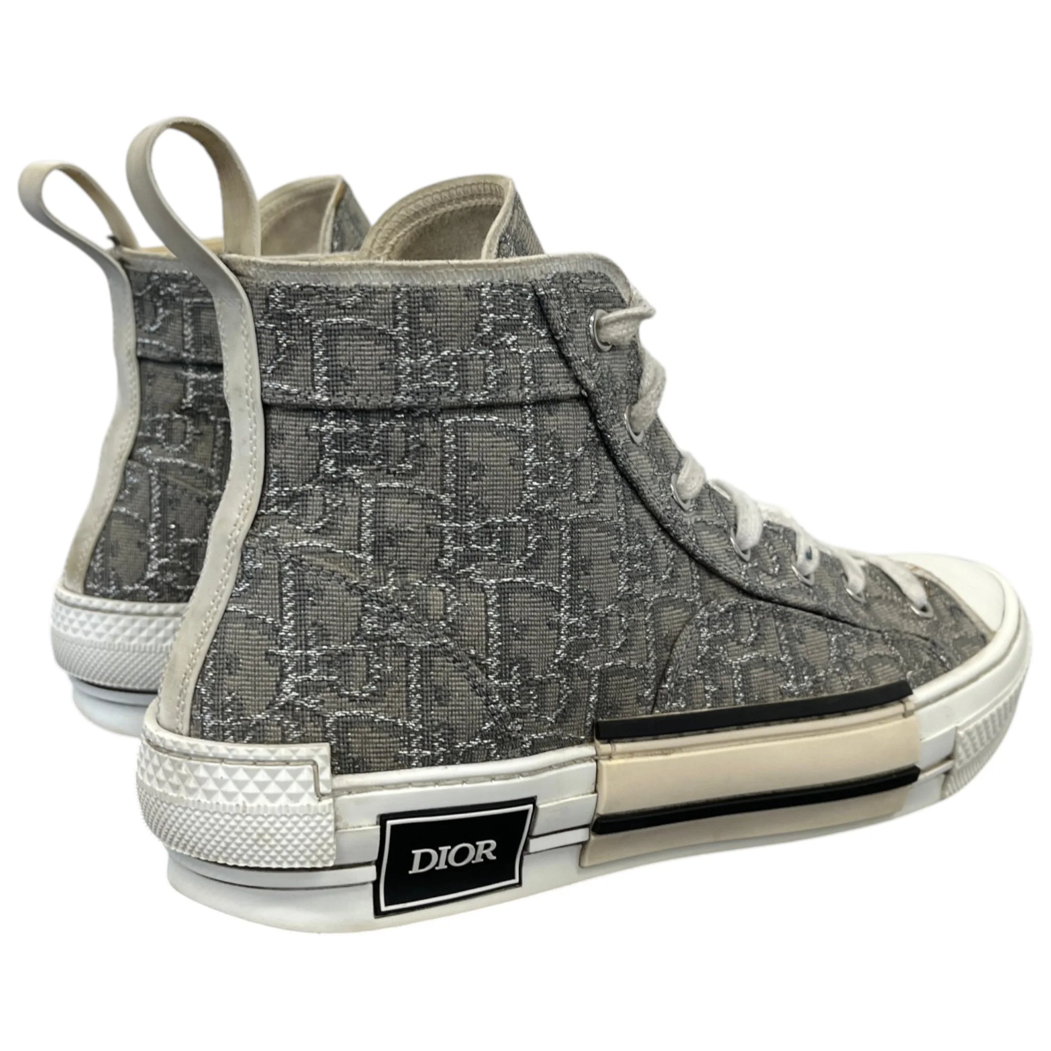 Men's B23 High Trainers Grey Size EU 41 / UK 7 - Image 9