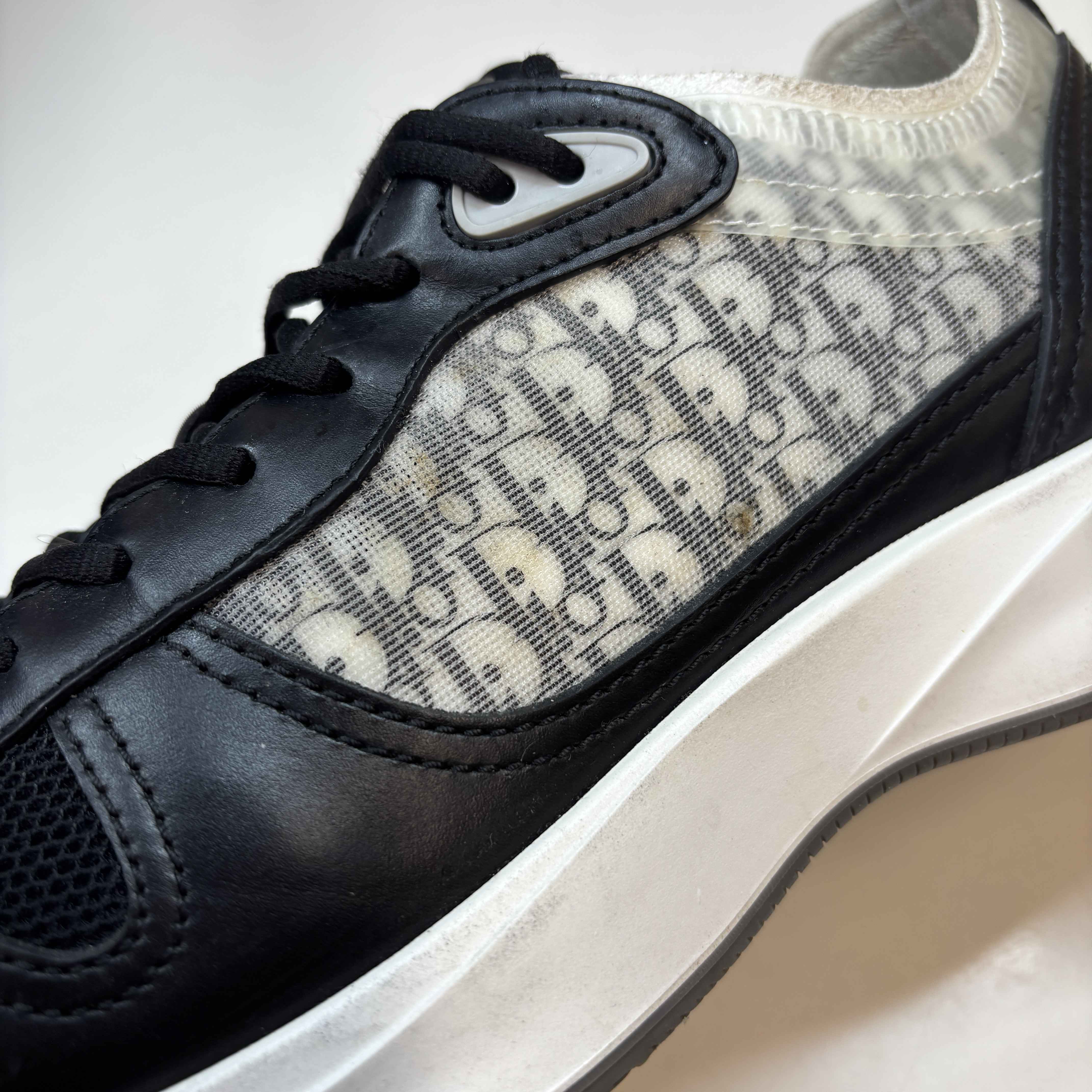Men's B25 Runner Low Trainers Black Size EU 41.5 / UK 7.5 - Image 13