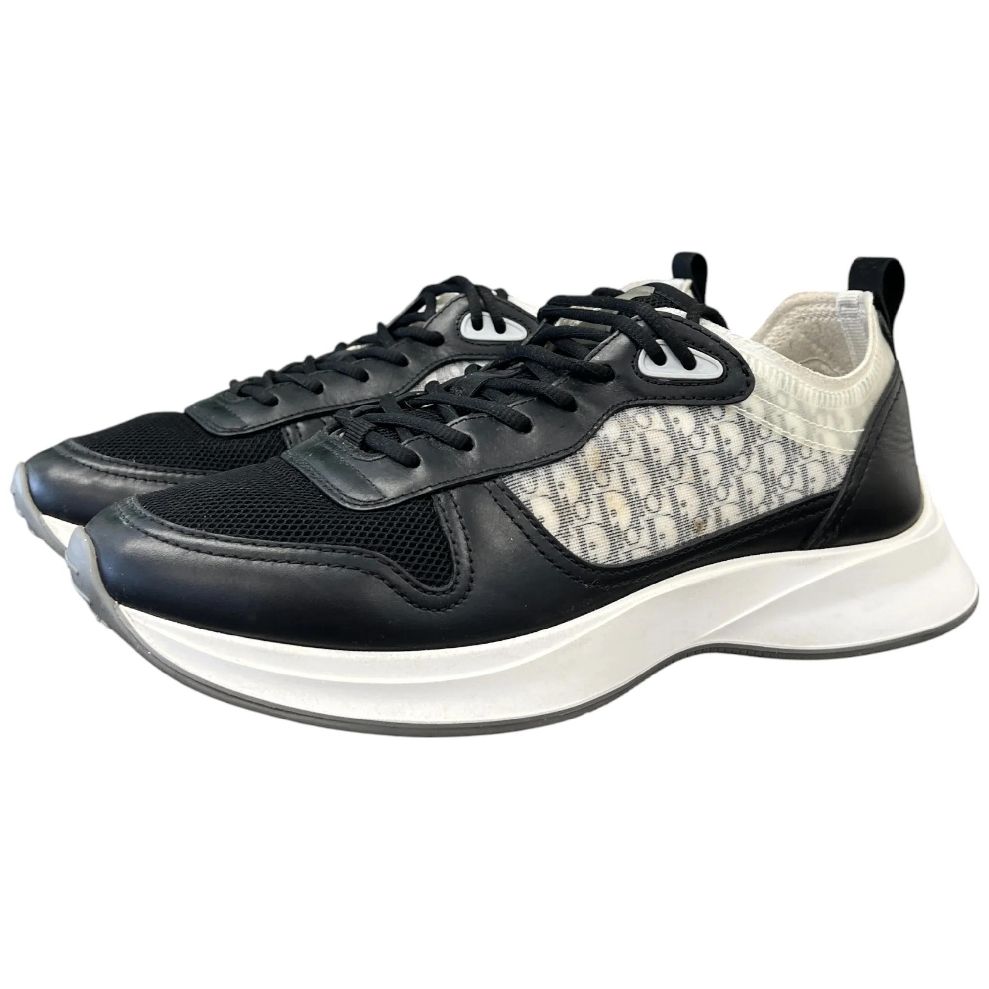 Men's B25 Runner Low Trainers Black Size EU 41.5 / UK 7.5 - Image 8