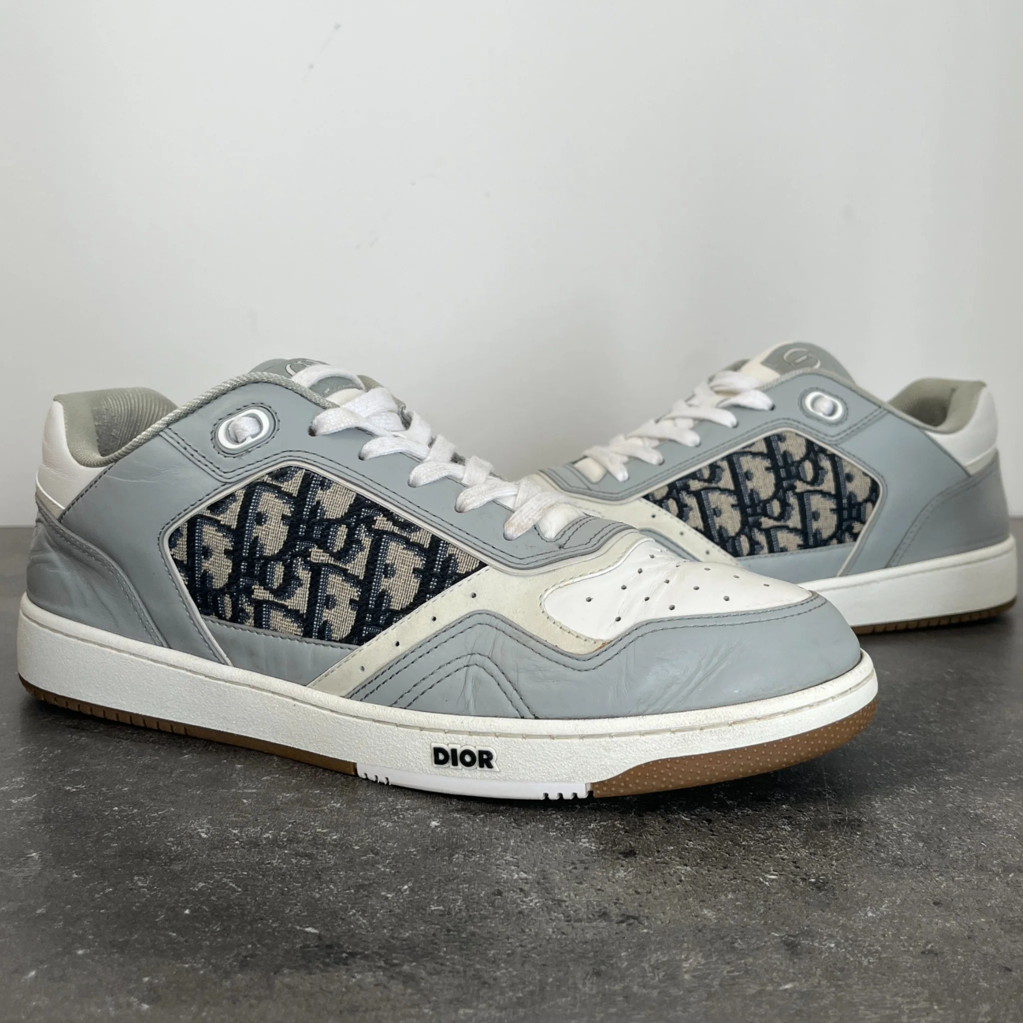 Men's B27 Low Trainers Grey Size EU 44 / UK 10 - Image 13