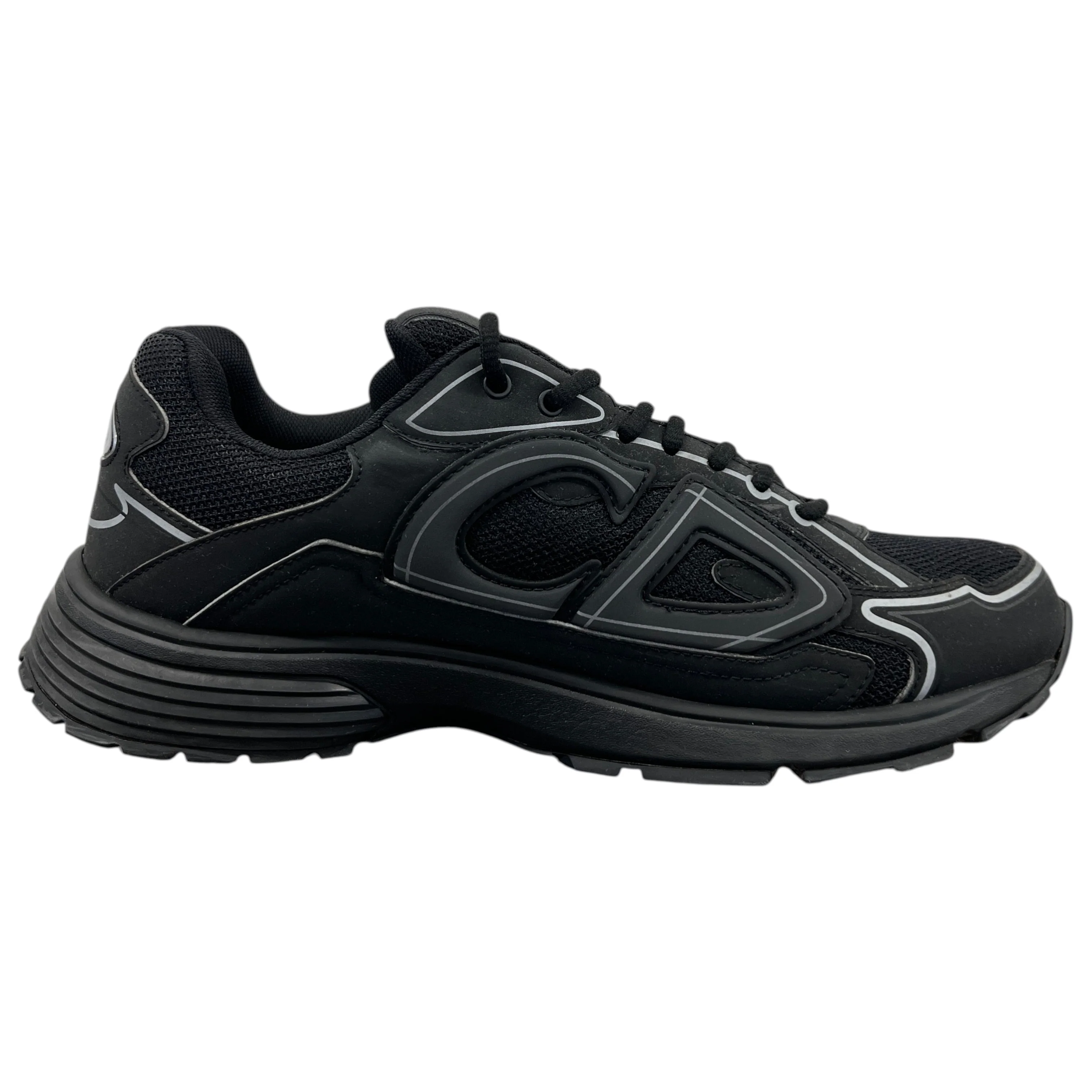 Men's B30 Low Trainers Black Size EU 42 / UK 8 - Image 4