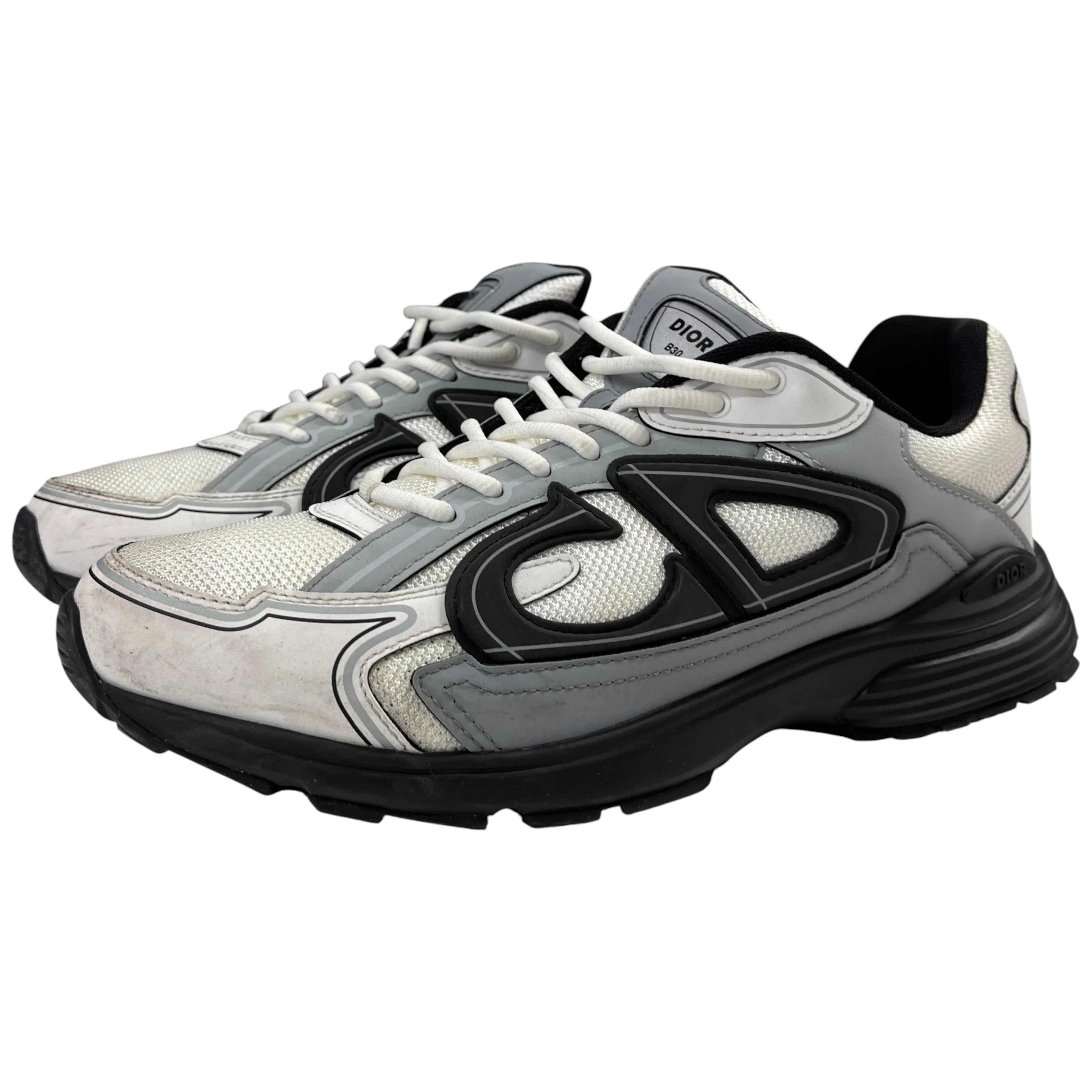 Men's B30 Low Trainers White Size EU 44 / UK 10 - Image 8
