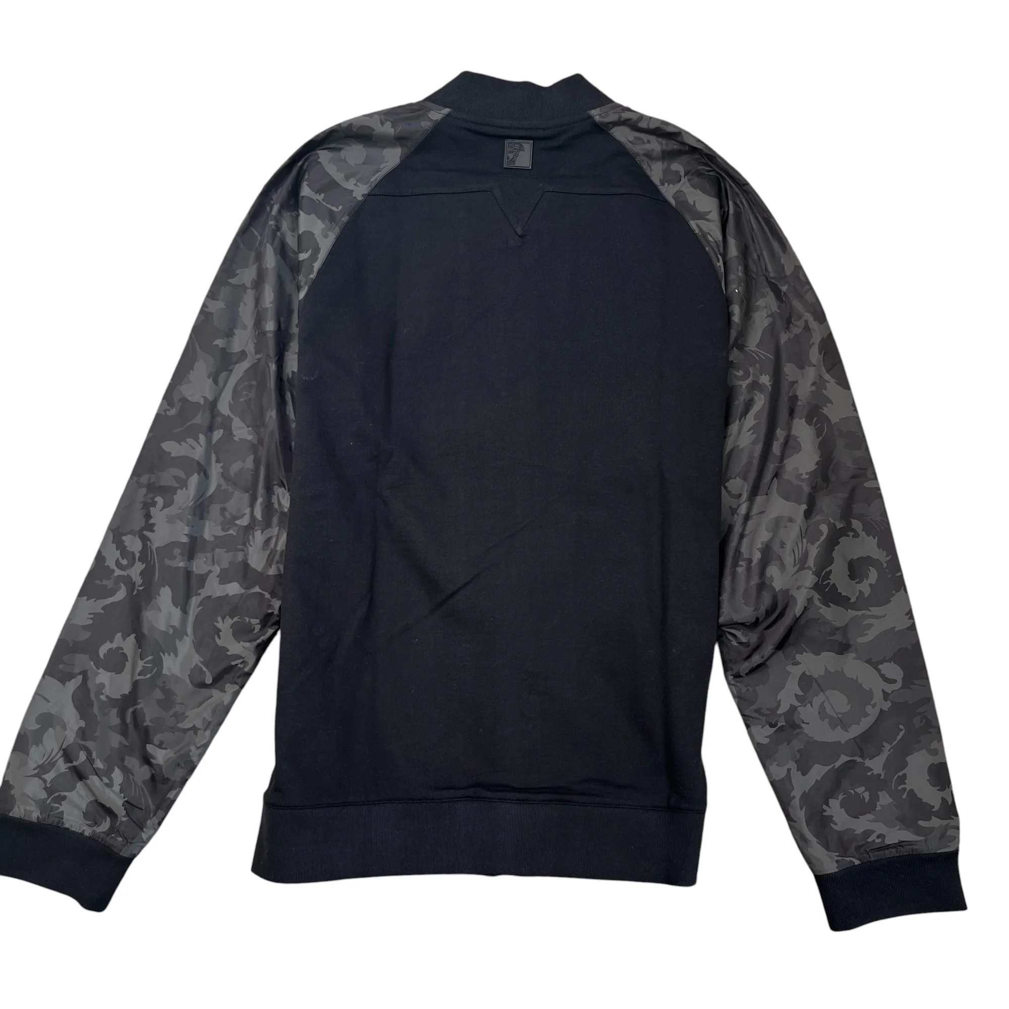 Men's Baroque Print Jacket Black Size XL - Image 2