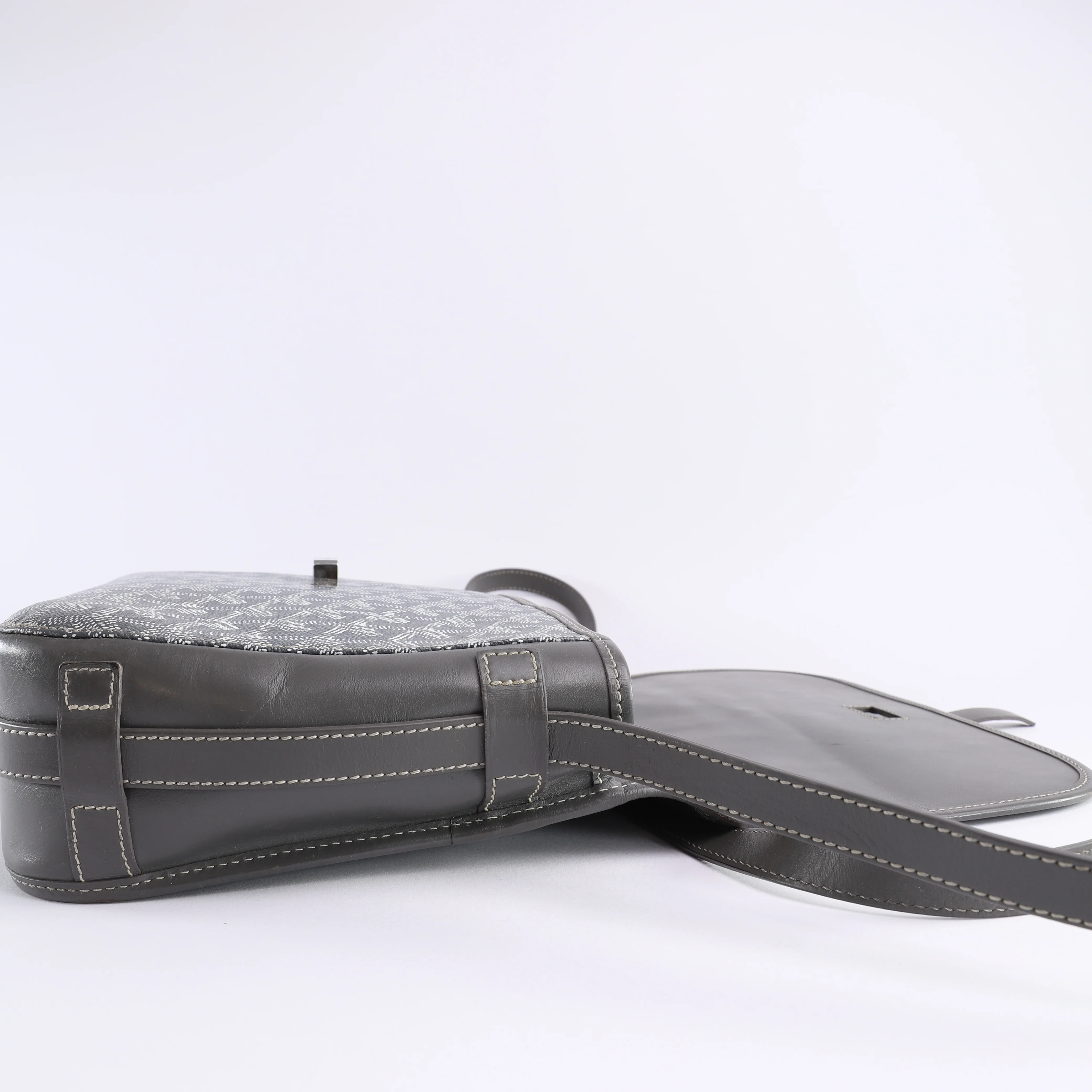 Men's Belvedere Messenger Mm Bag Grey - Image 5