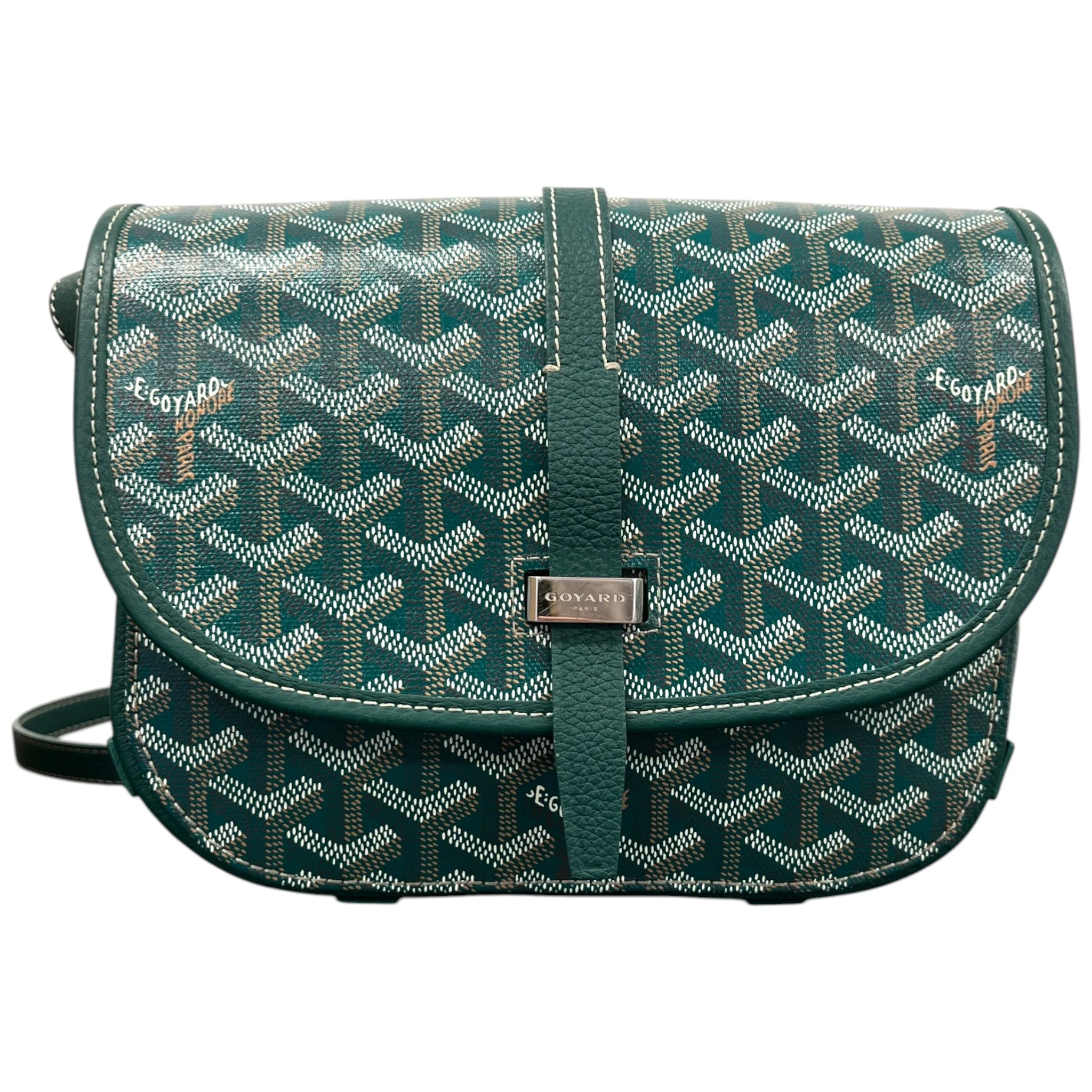 Men's Belvedere Pm Messenger Bag Green - Image 3