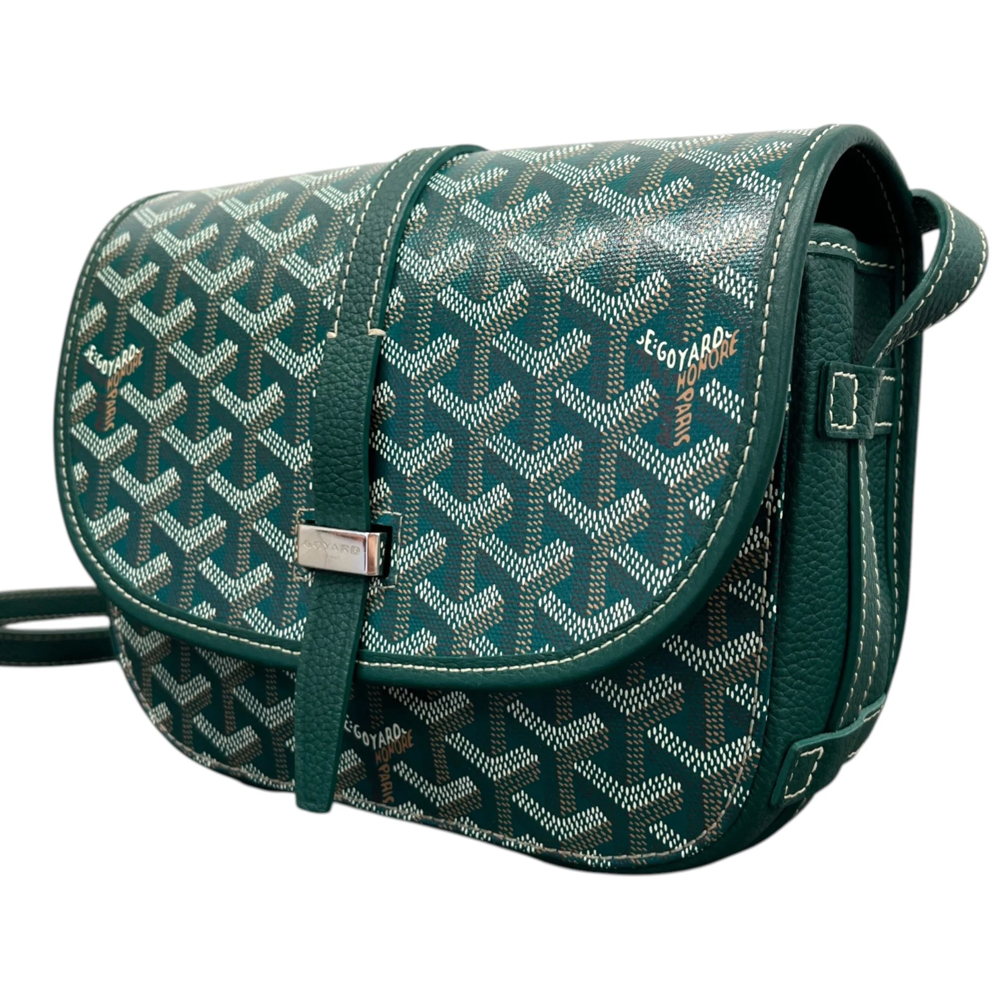 Men's Belvedere Pm Messenger Bag Green - Image 6