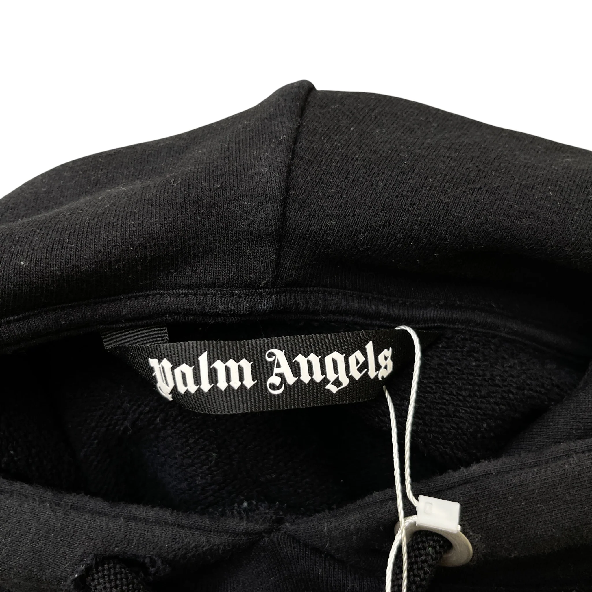 Men's Beverly Hills Sprayed Logo Hoodie Black Size S - Image 7