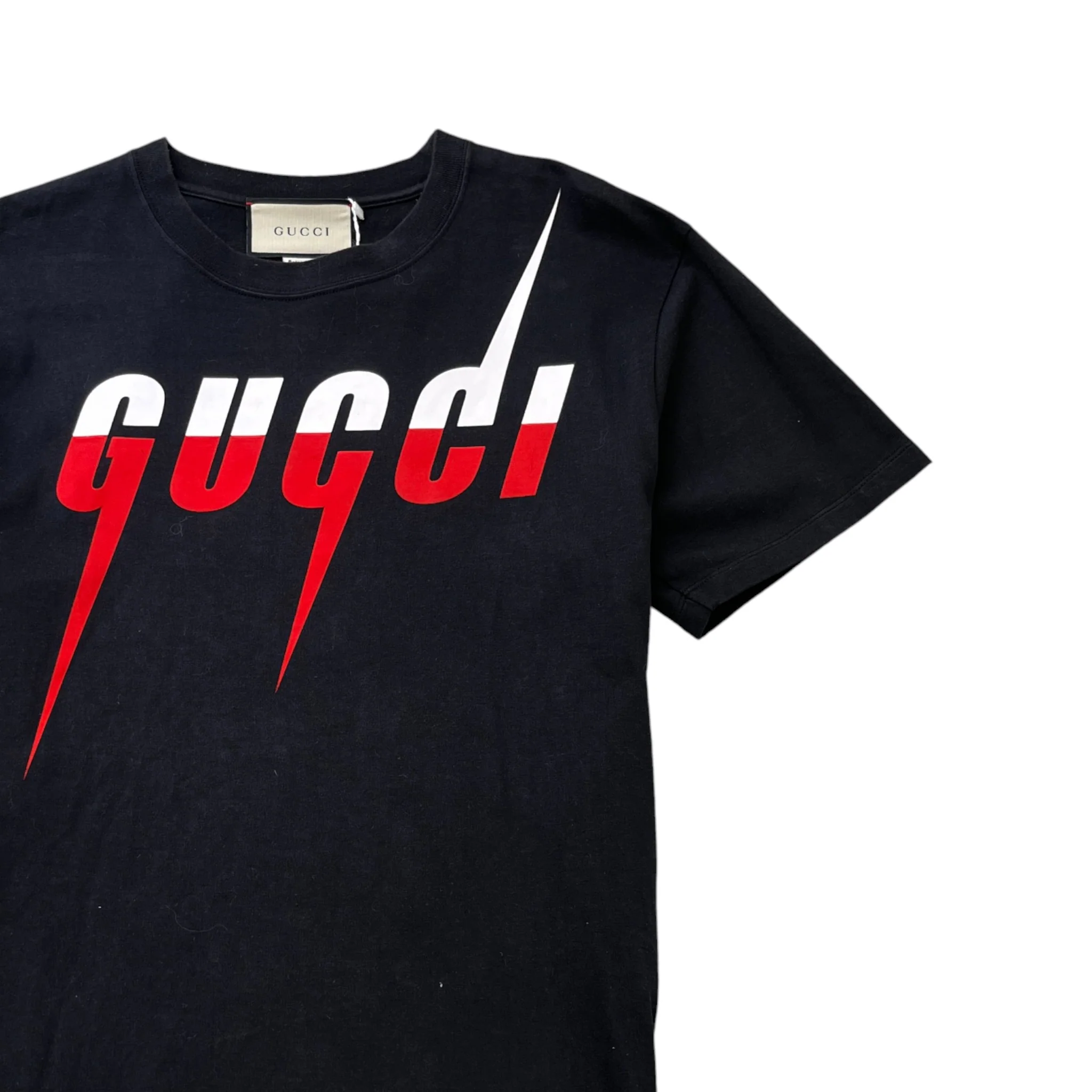 Men's Blade Logo Print T-Shirt Black Size XS - Image 3