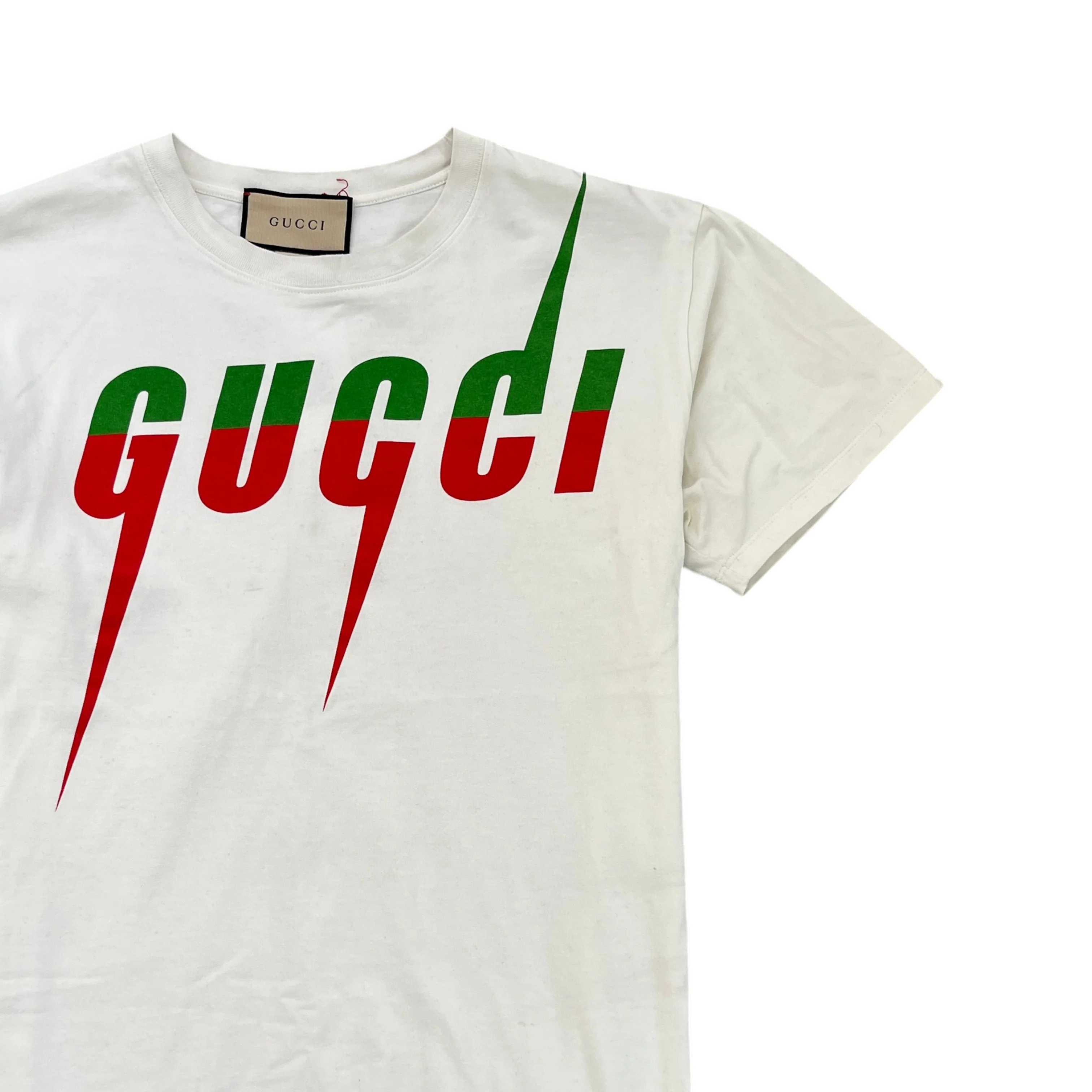 Men's Blade Logo T-Shirt White Size XS - Image 3