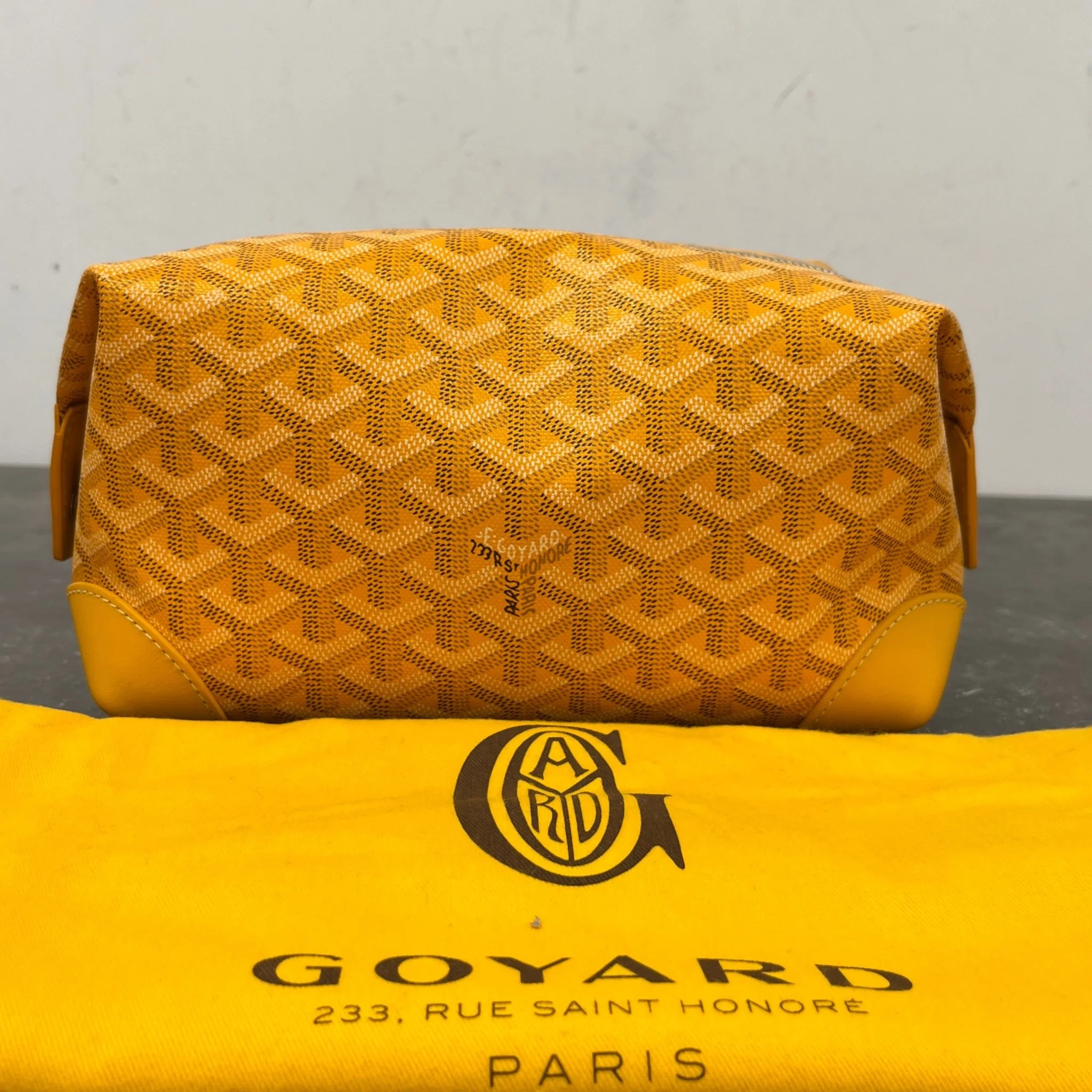 Men's Boeing 25 Toiletry Bag Yellow - Image 12