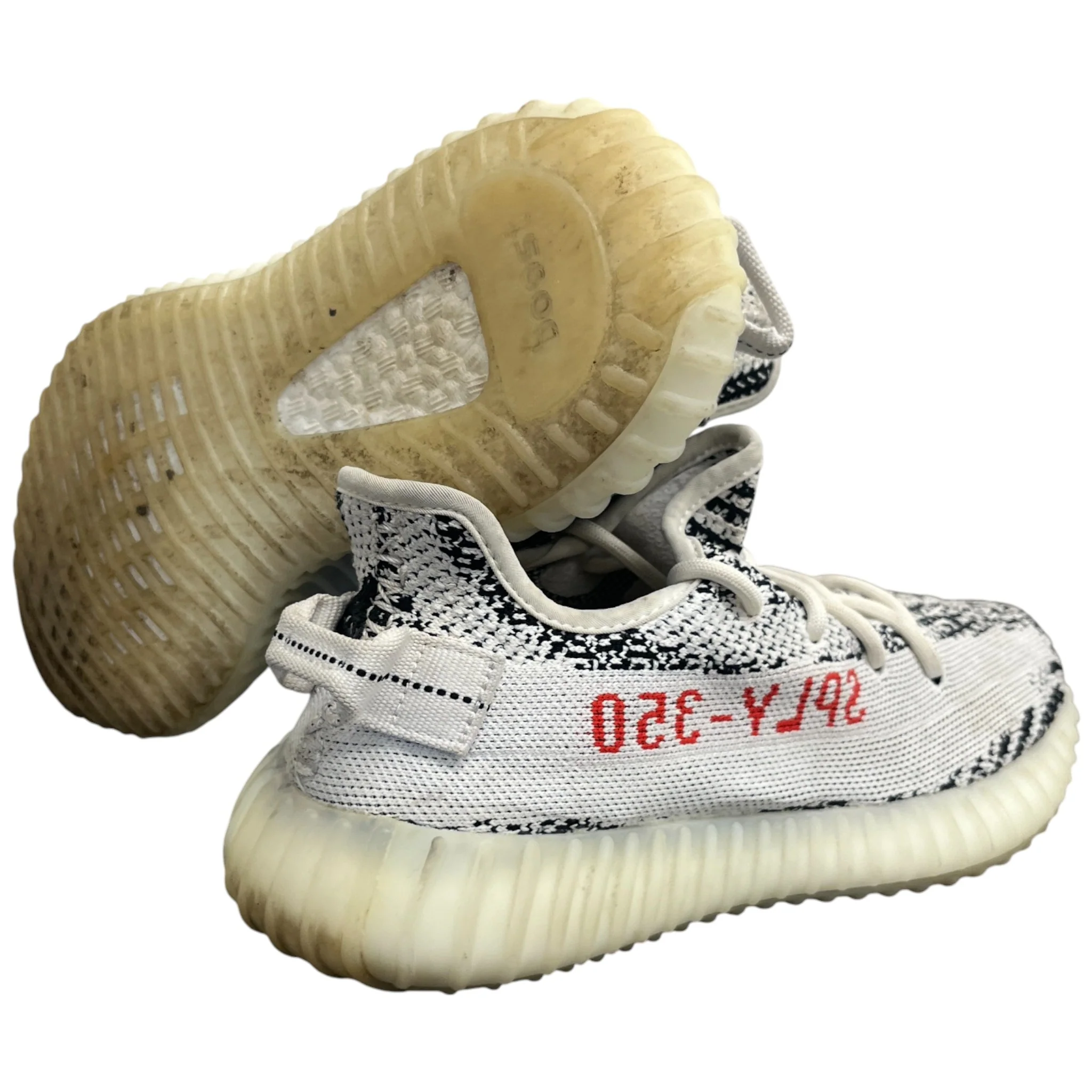 Men's Boost 350 V2 Low Trainers White Size EU 40.5 / UK 6.5 - Image 10