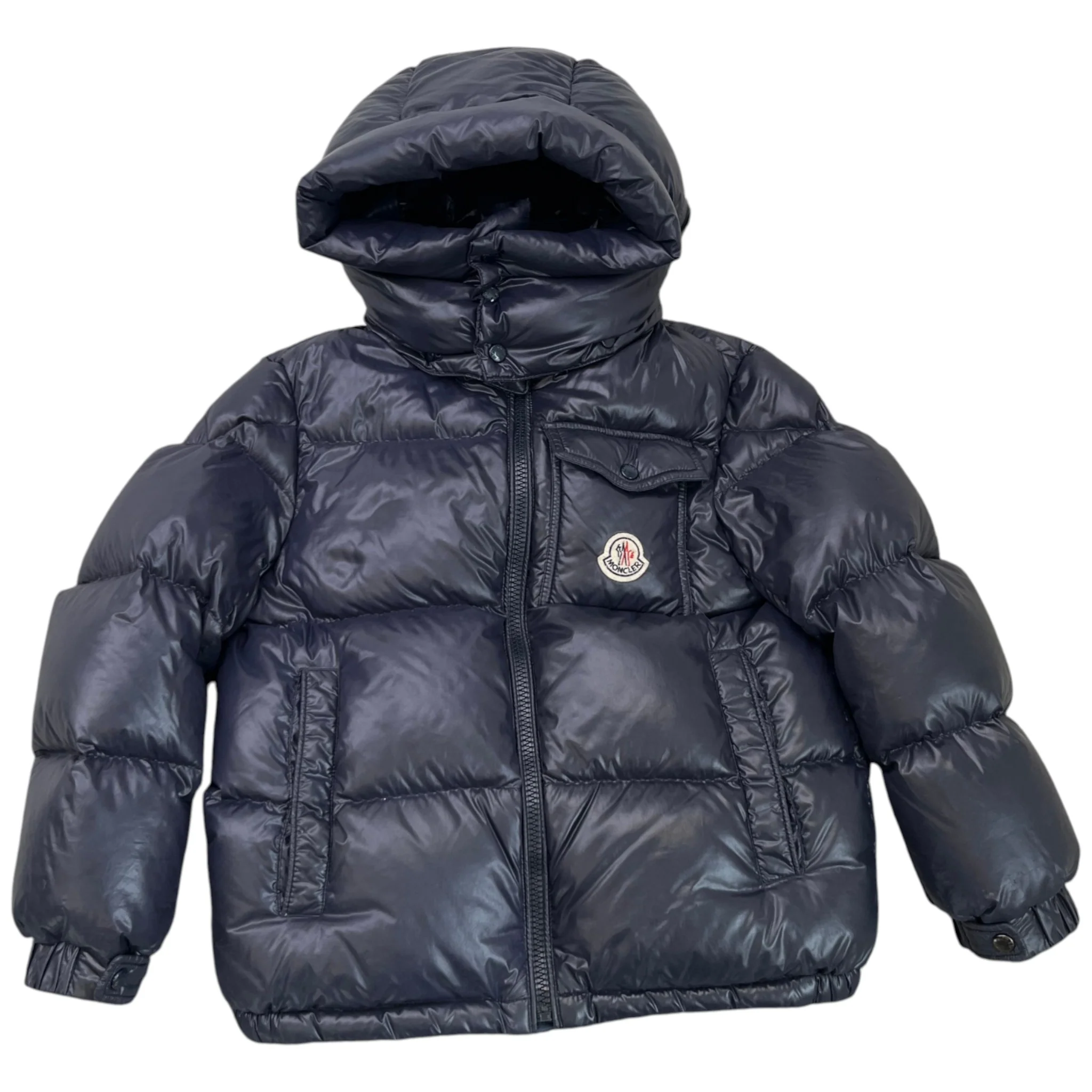 Men's Boys Age 8 Montbeliard Down Jacket Navy Size XXS - Image 2