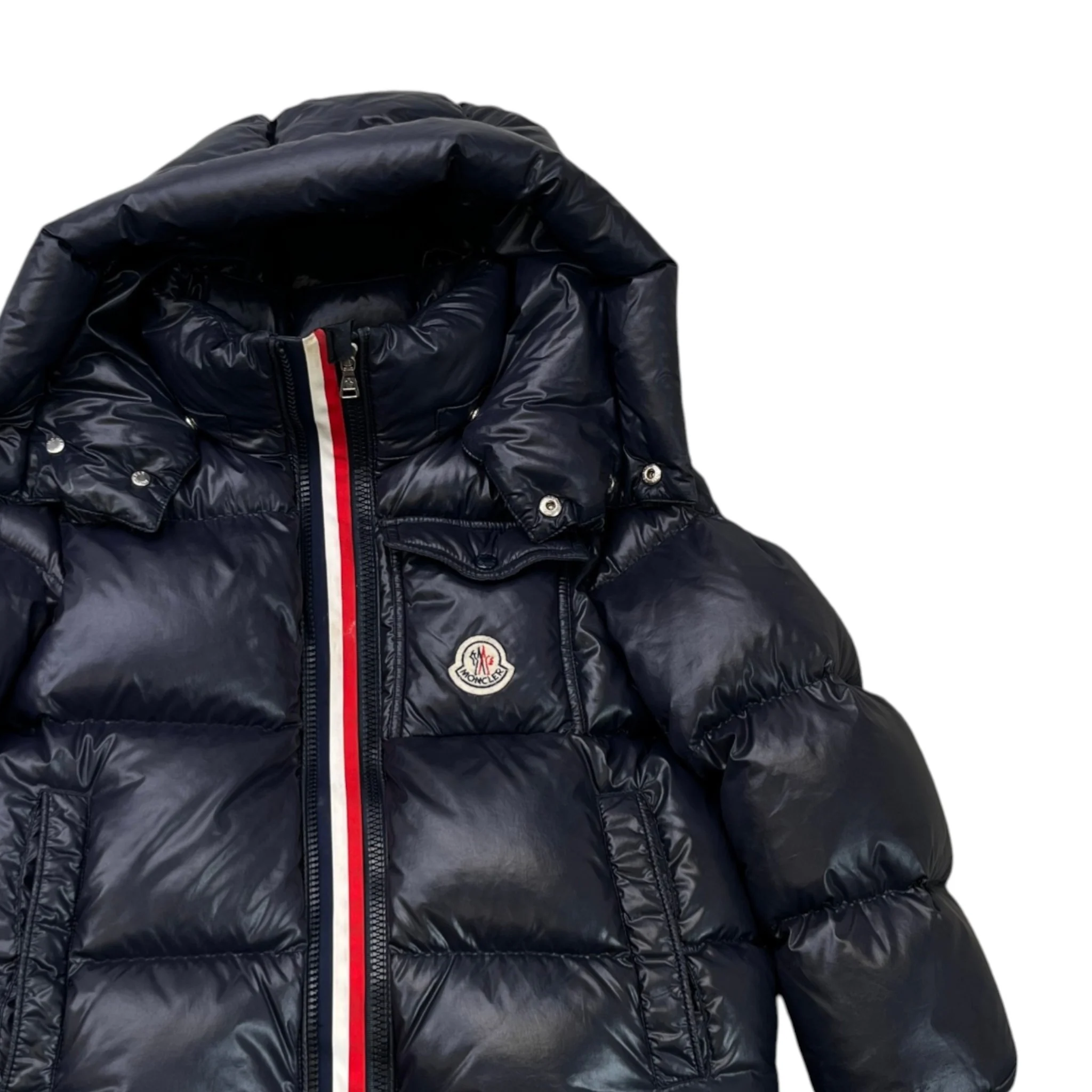 Men's Boys Age 8 Montbeliard Down Jacket Navy Size XXS - Image 5