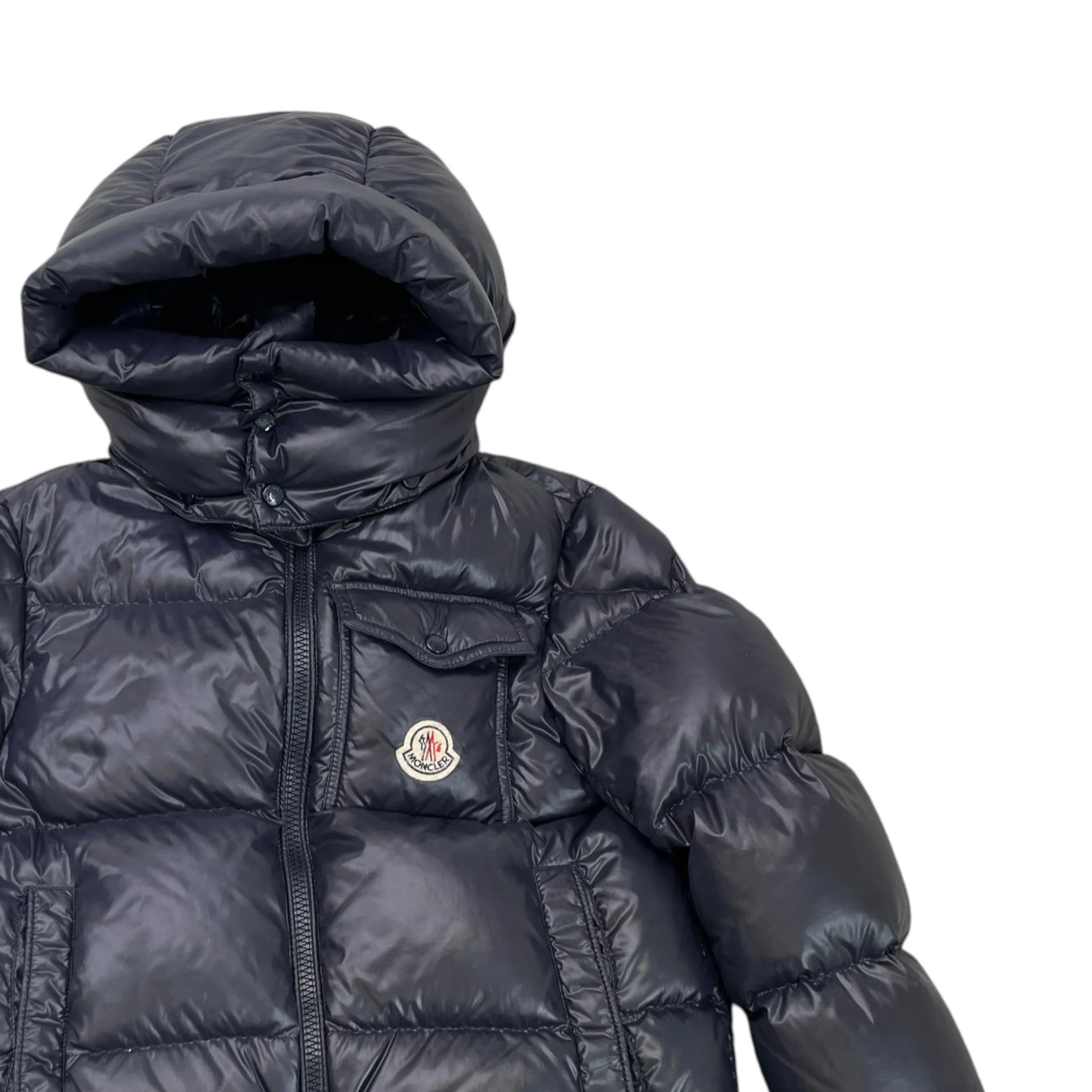 Men's Boys Age 8 Montbeliard Down Jacket Navy Size XXS - Image 6