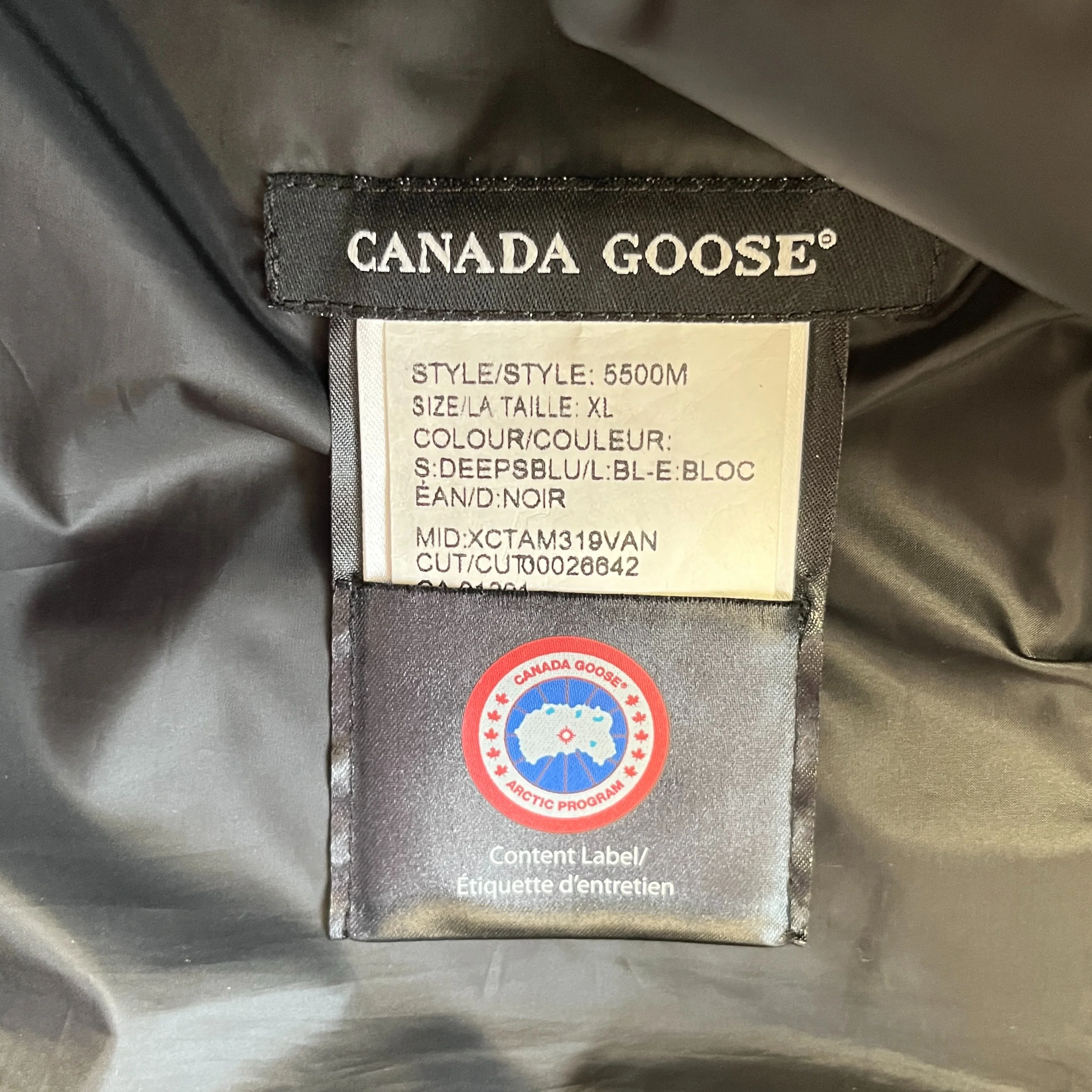 Men's Brookvale Down Jacket Blue Size XL - Image 6