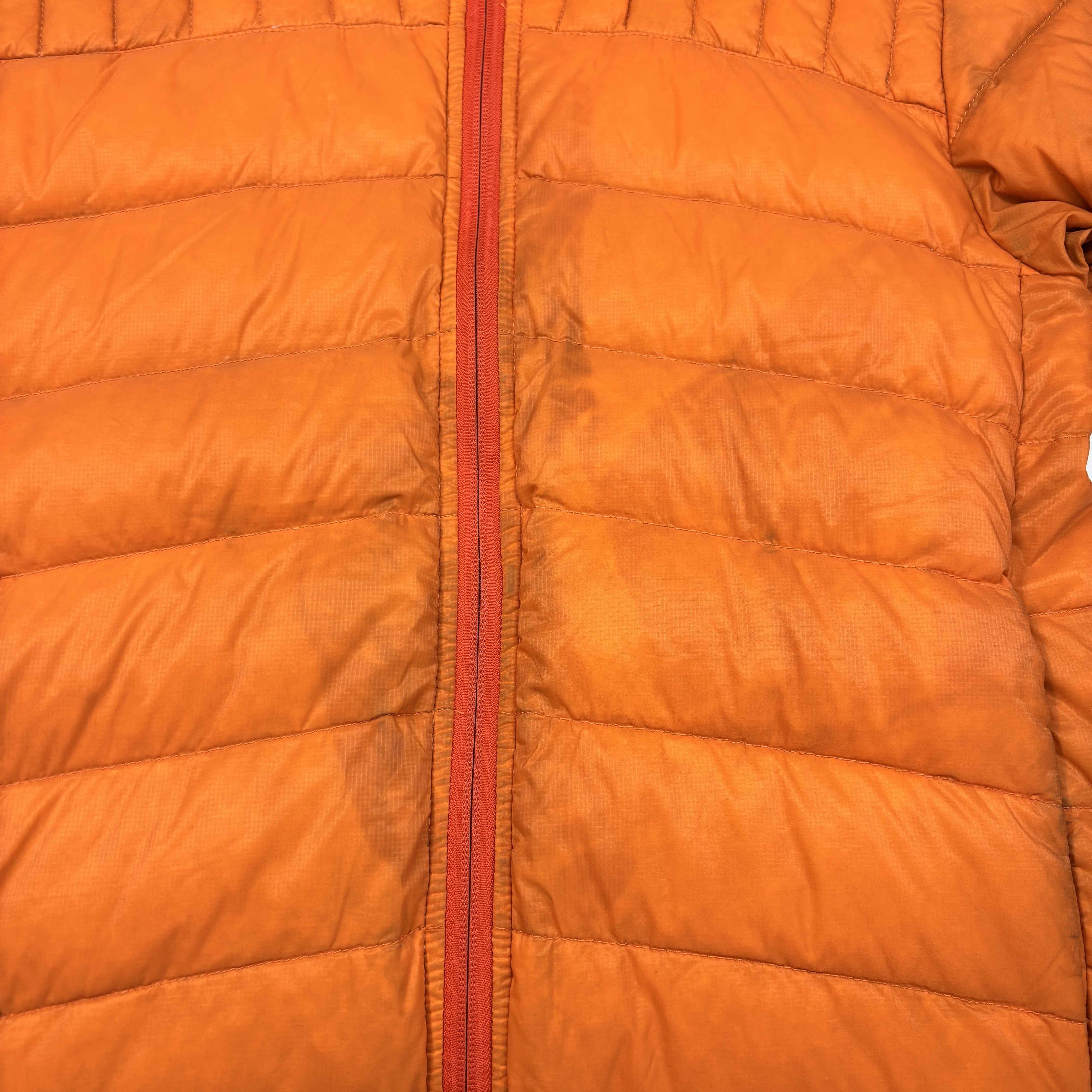 Men's Brookvale Hooded Down Jacket Orange Size S - Image 10