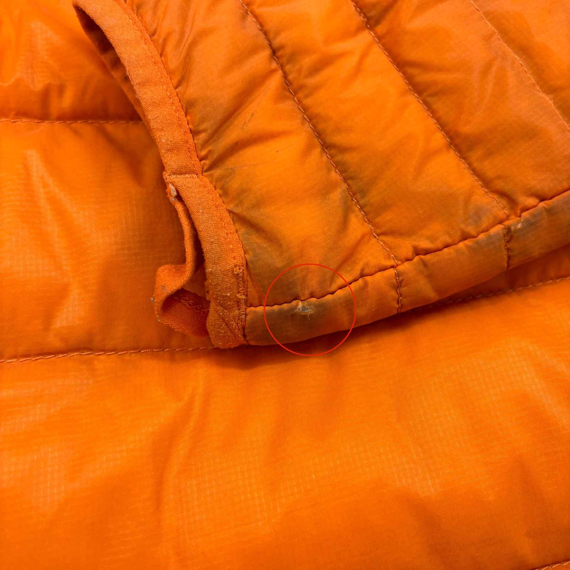 Men's Brookvale Hooded Down Jacket Orange Size S - Image 11