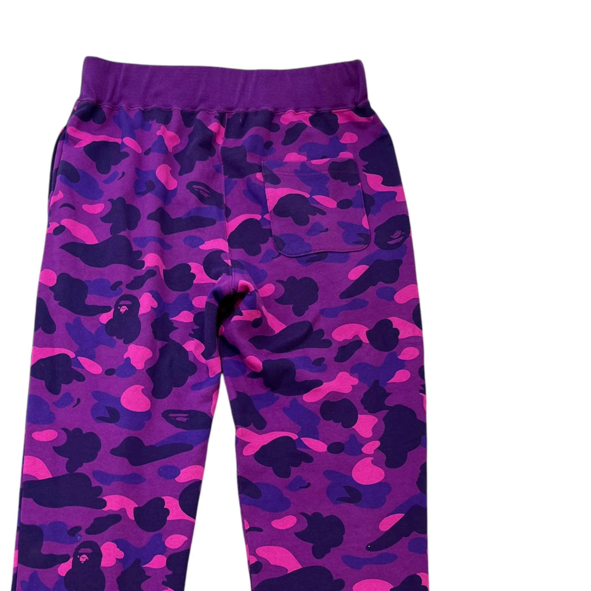 Men's Camo Joggers Purple Size L - Image 4