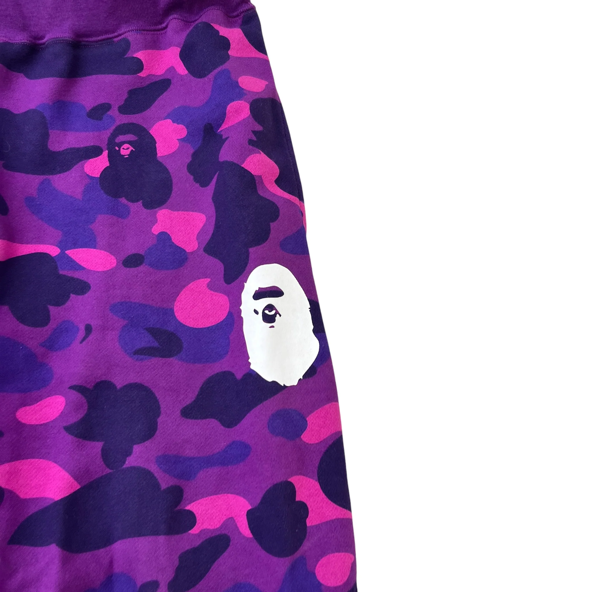 Men's Camo Joggers Purple Size L - Image 5