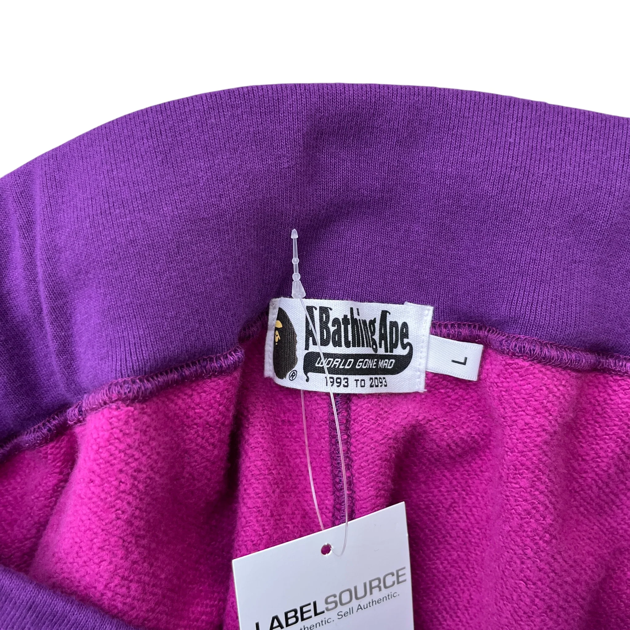 Men's Camo Joggers Purple Size L - Image 6