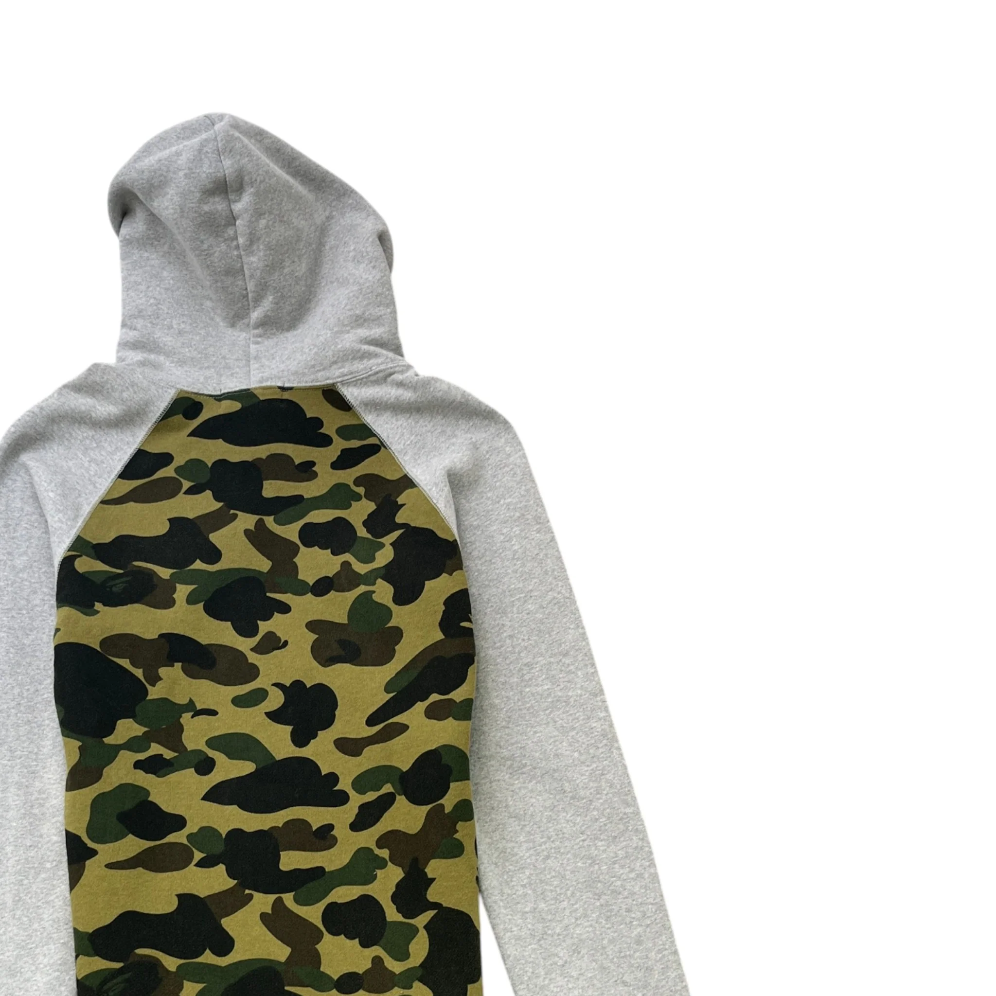 Men's Camouflage Hoodie Grey Size XS - Image 4