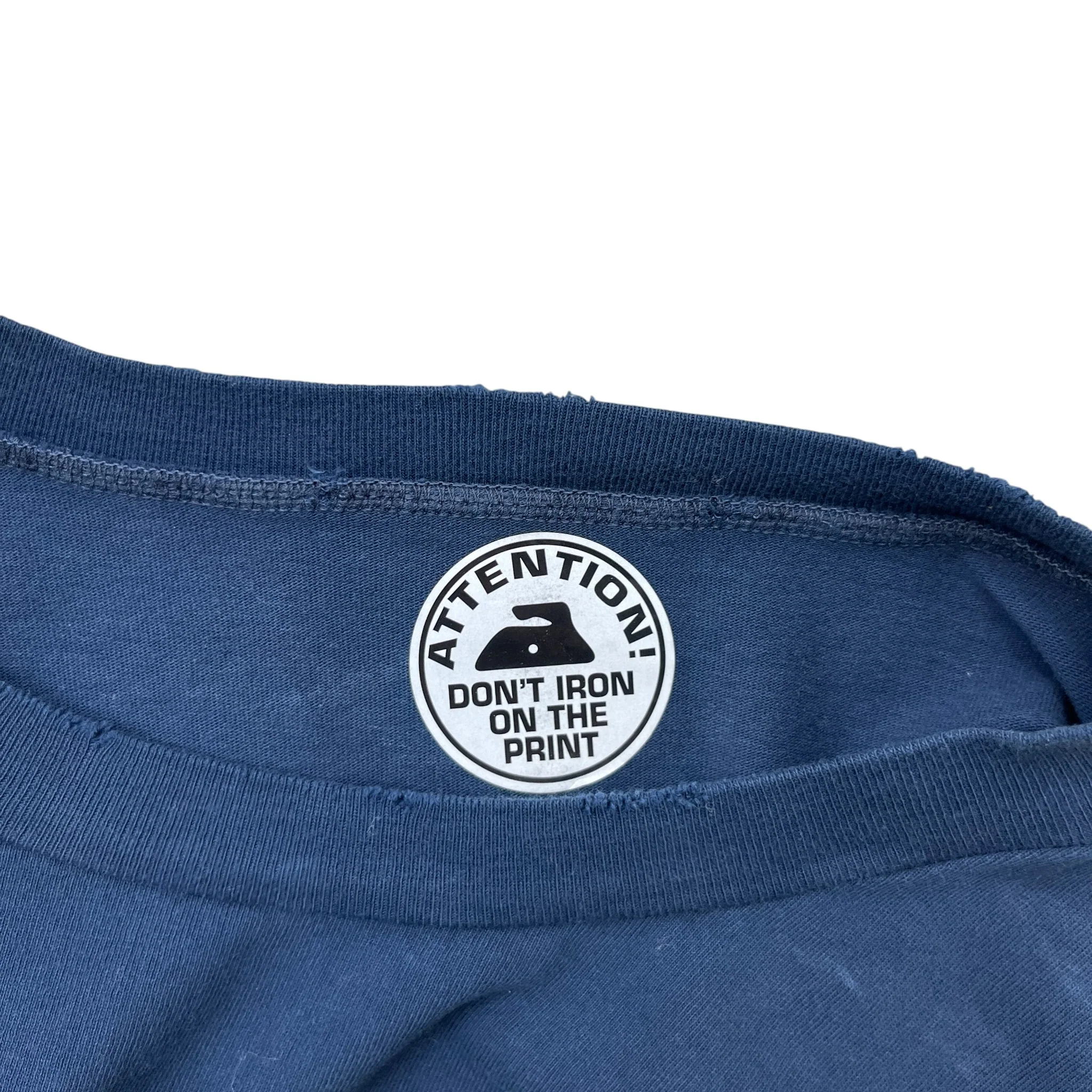 Men's Caten League Patches T-Shirt Navy Size M - Image 6