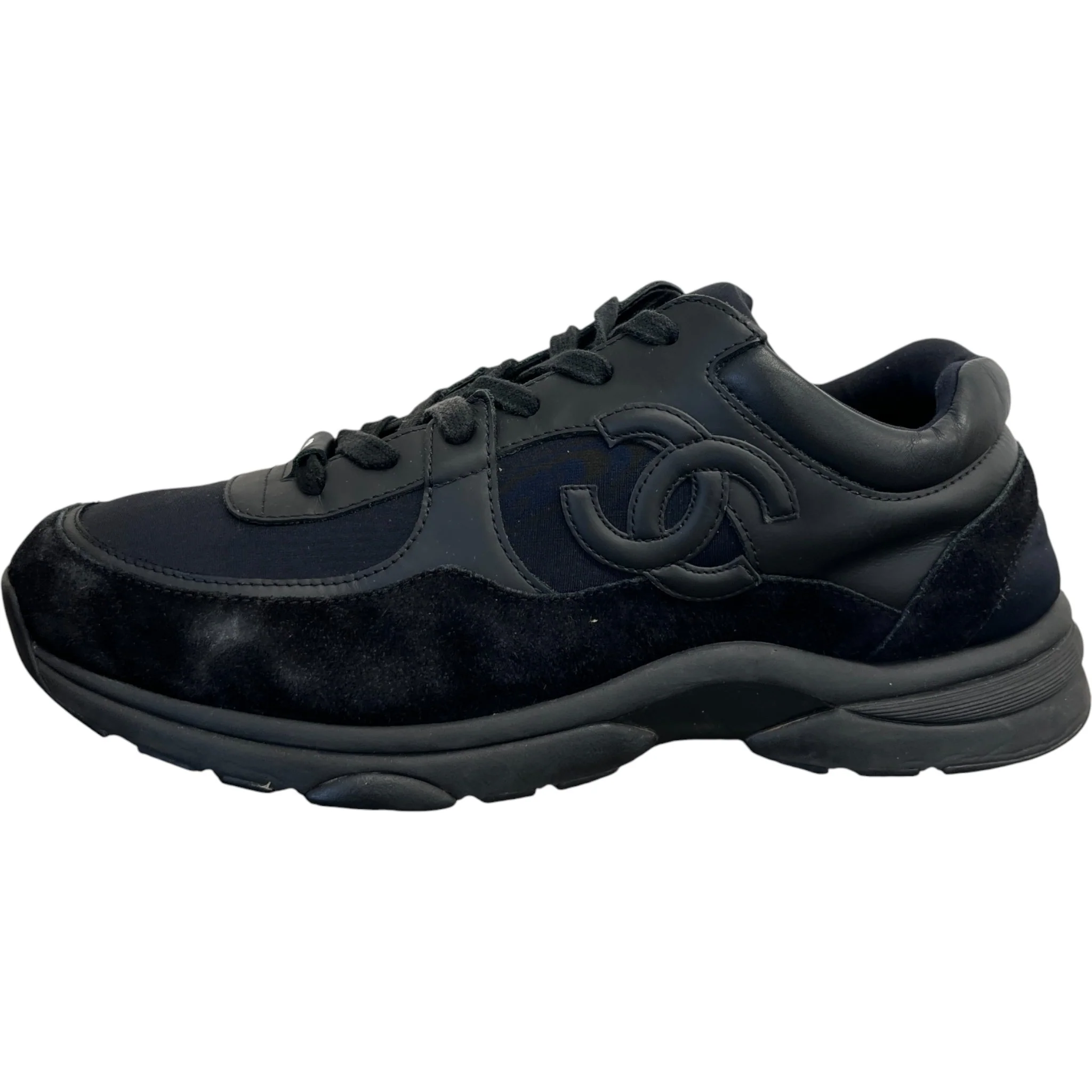 Men's Cc Logo Low Trainers Black Size EU 43 / UK 9 - Image 5