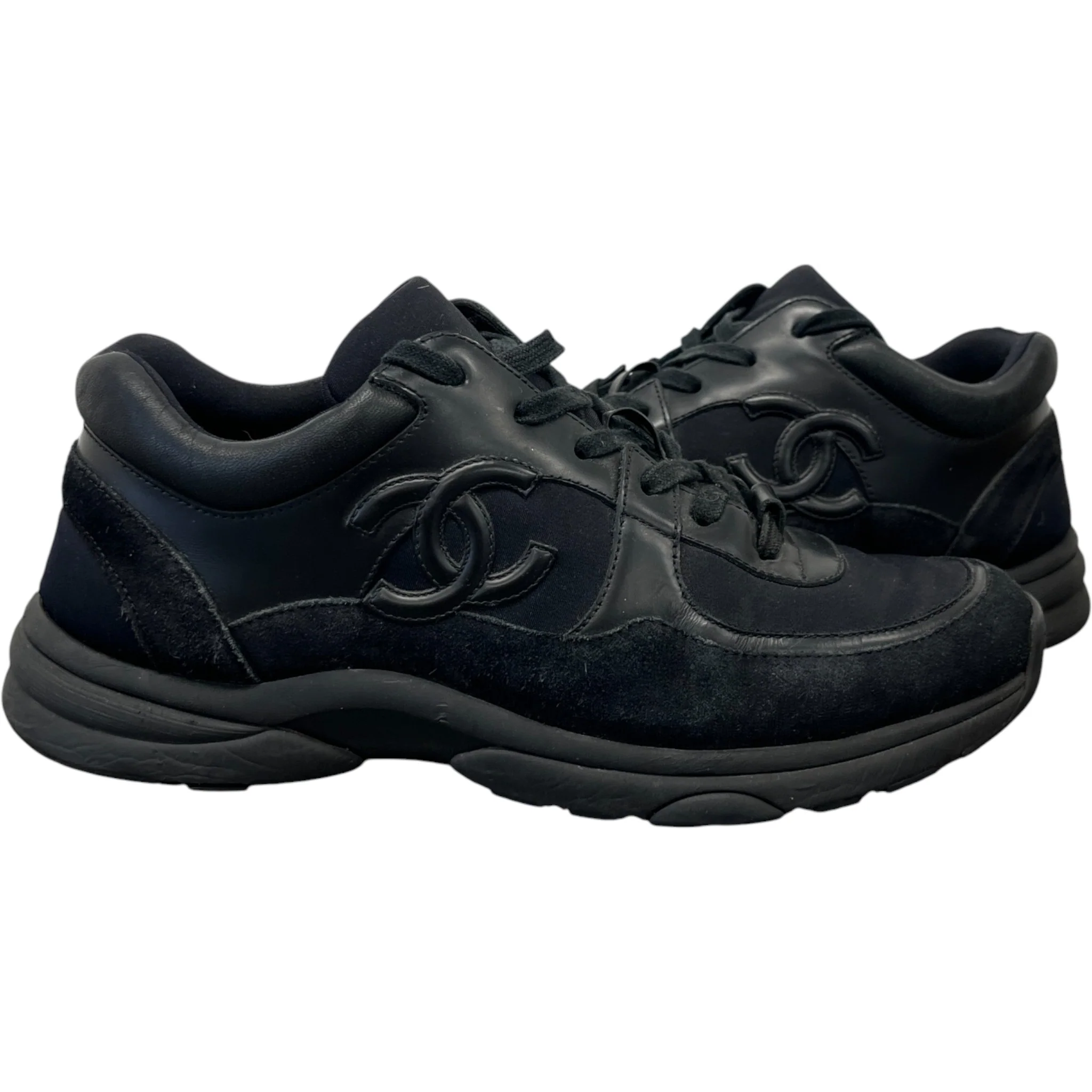 Men's Cc Runner Low Trainers Black Size EU 39.5 / UK 5.5 - Image 3
