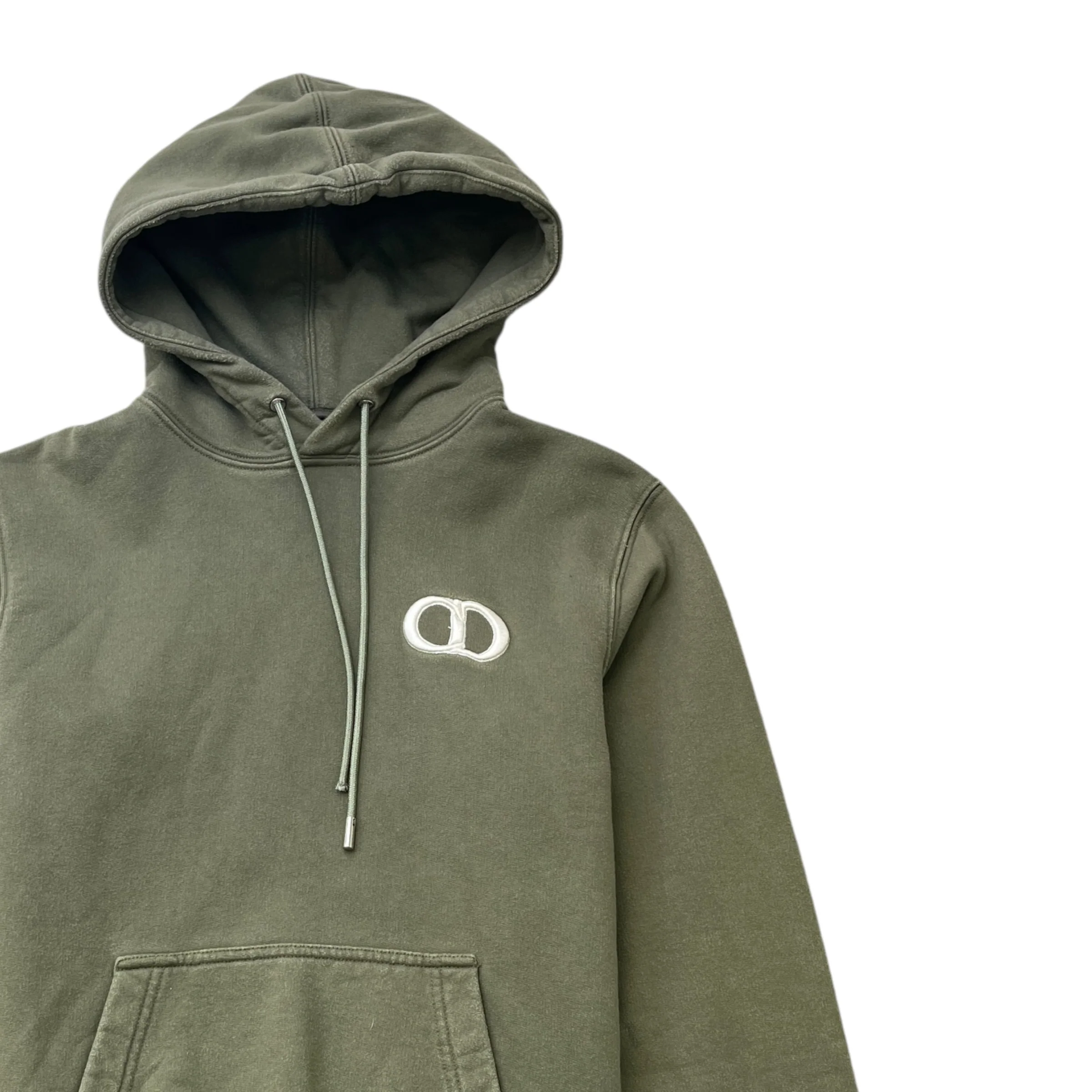 Men's Cd Icon Hoodie Khaki Size S - Image 3
