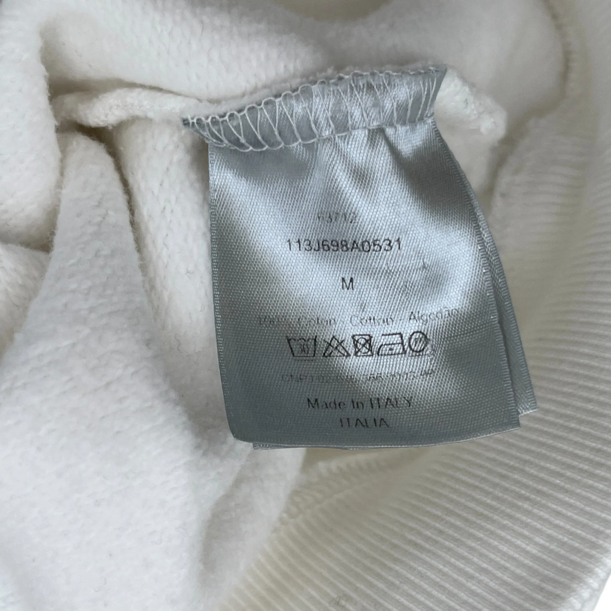 Men's Cd Icon Hoodie White Size M - Image 8