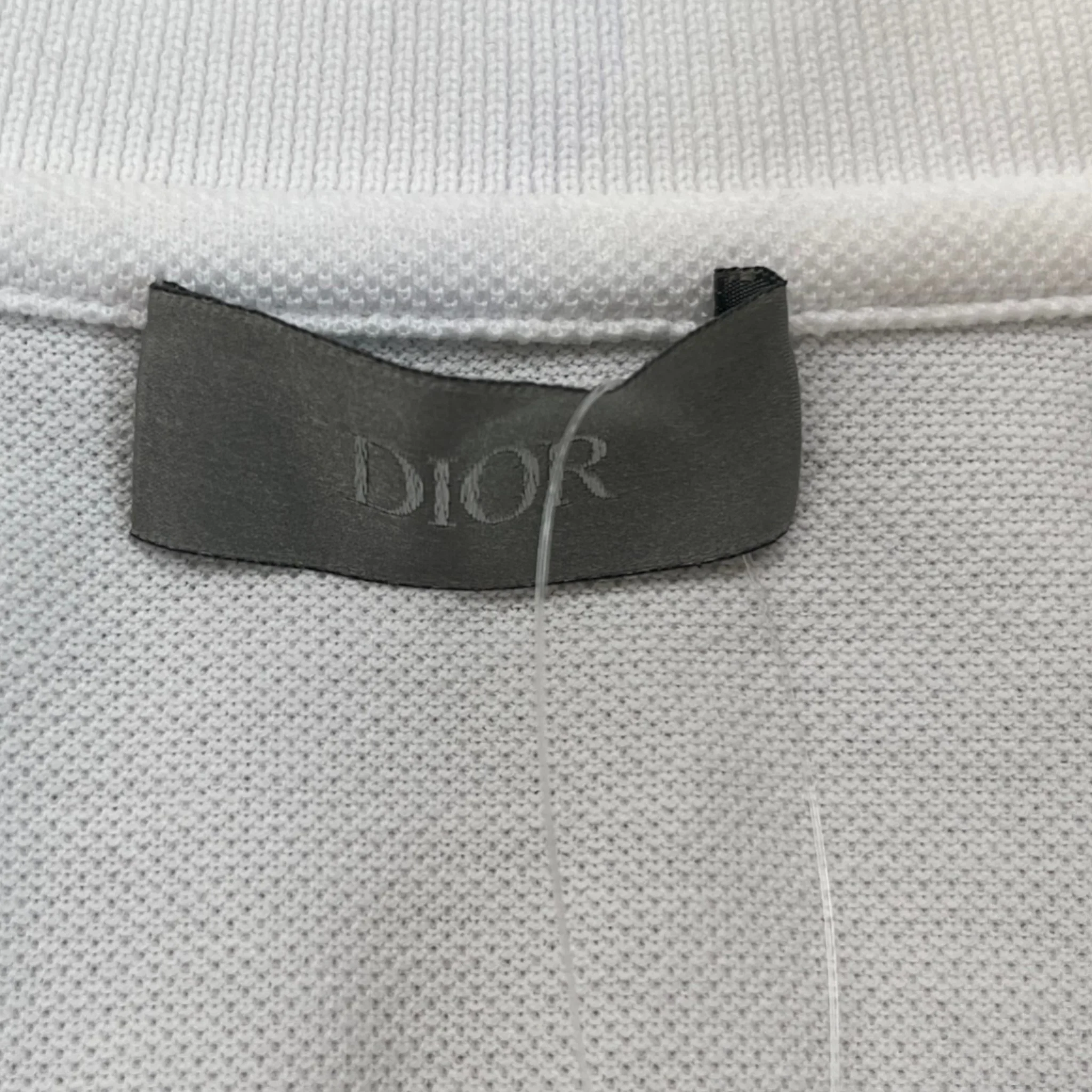 Men's Cd Icon Polo Shirt White Size S - Image 7
