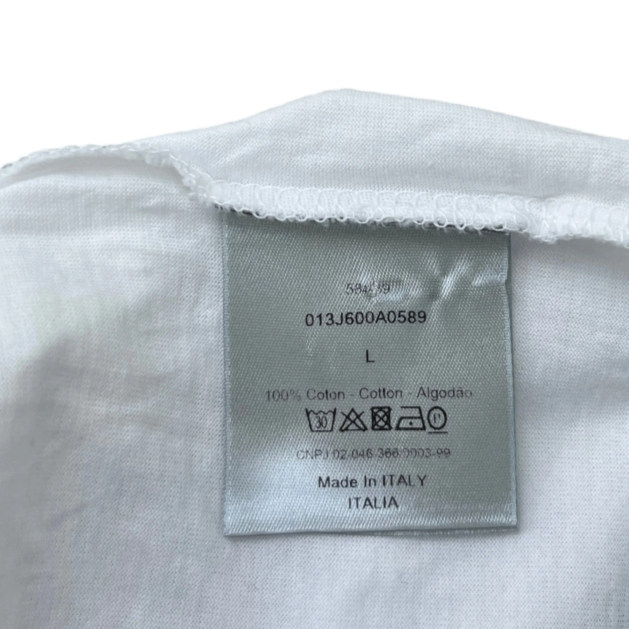 Men's Cd Icon T-Shirt White Size L - Image 8
