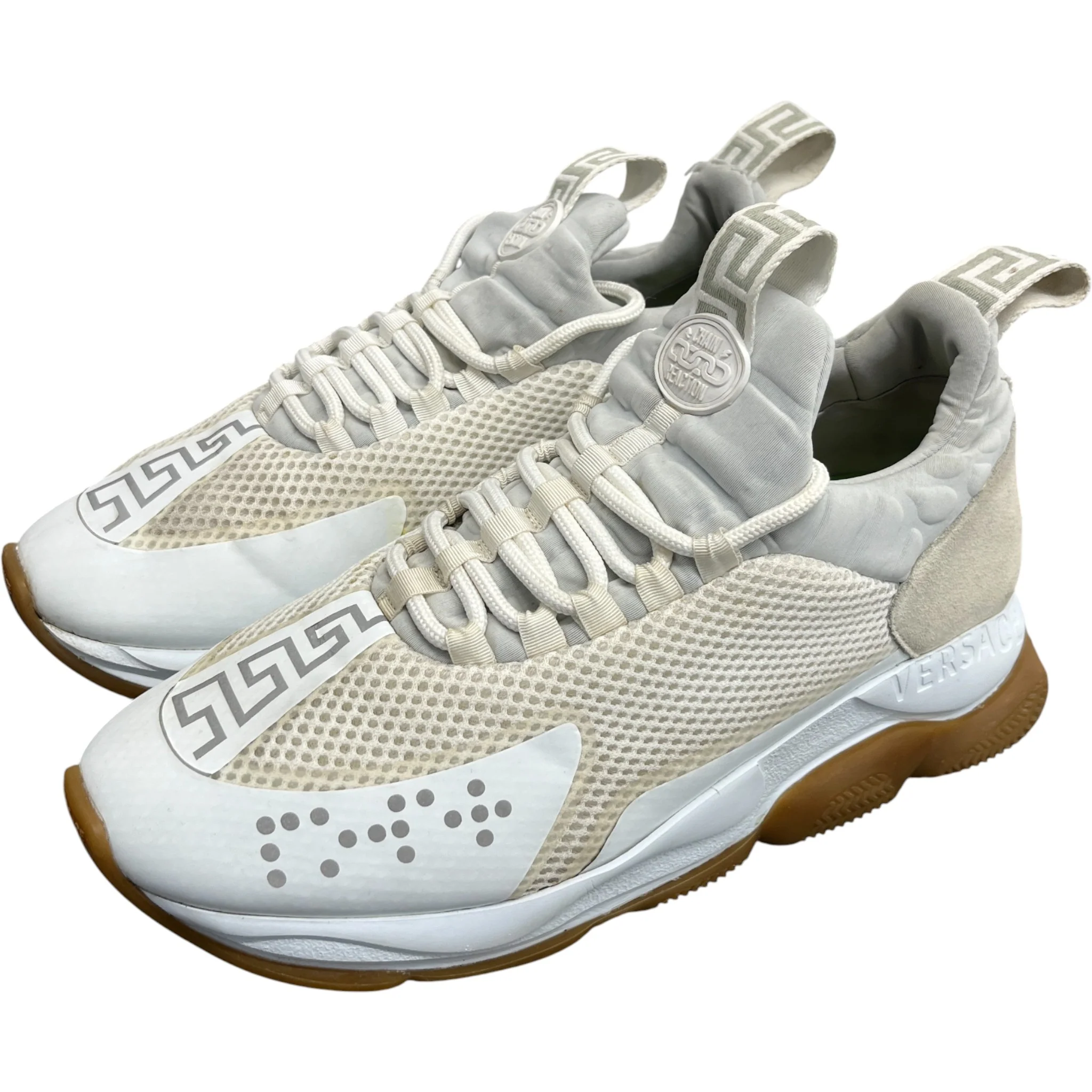 Men's Chain Reaction Low Trainers White Size EU 42.5 / UK 8.5 - Image 9